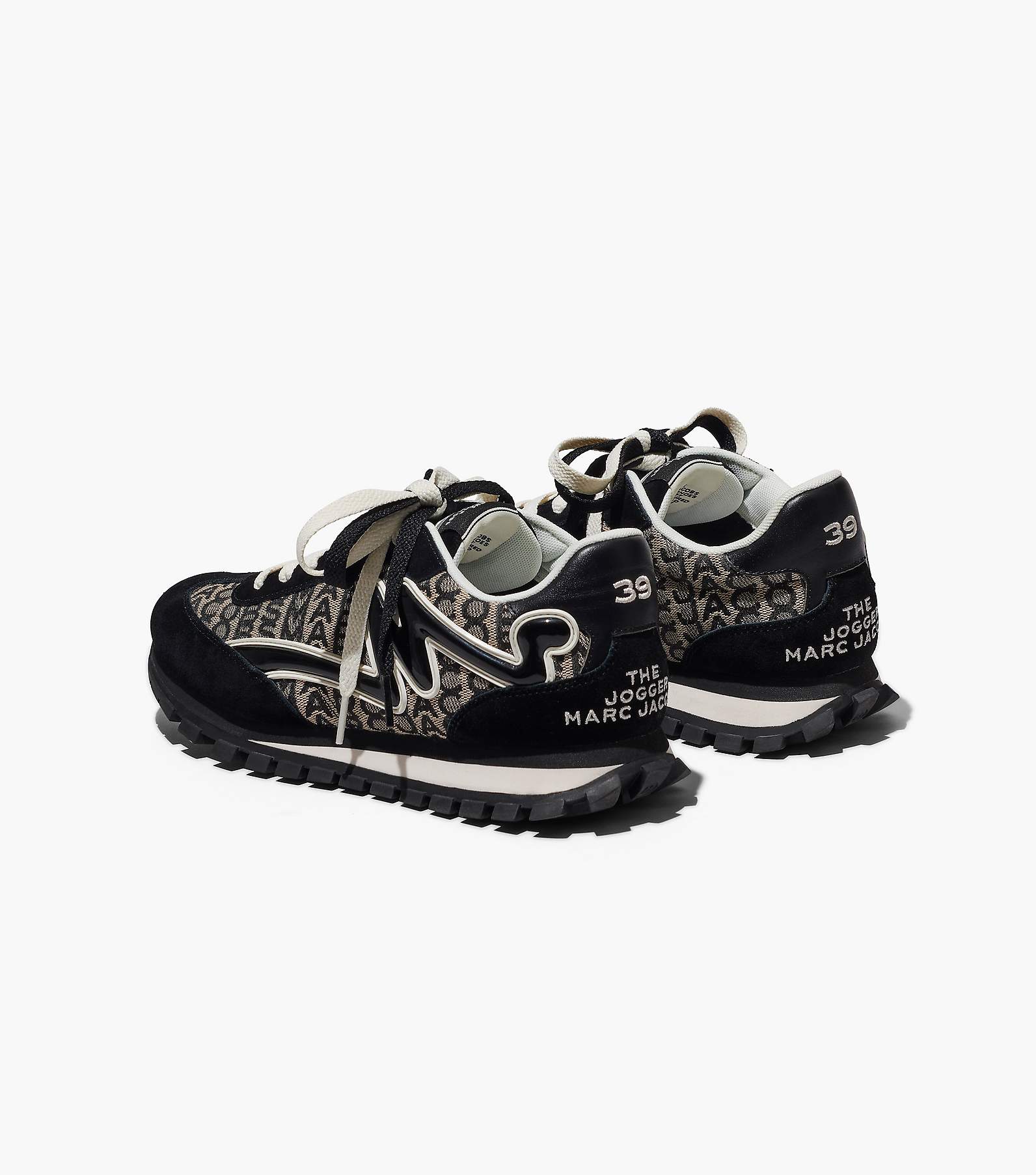MARC JACOBS THE JOGGER SHOES BLACK MULTI SIZE 36 Brand New