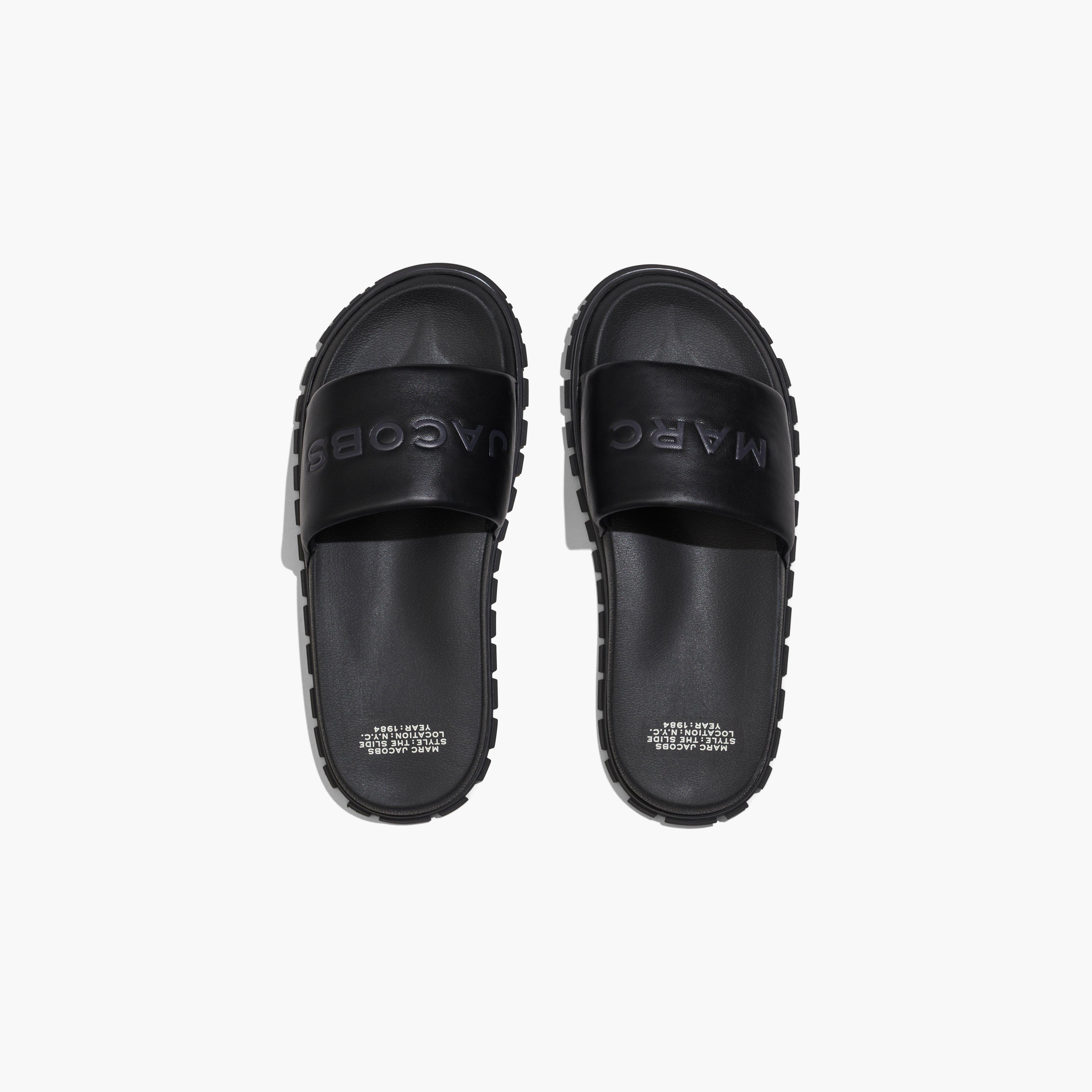 marc jacobs logo sport slide sandal