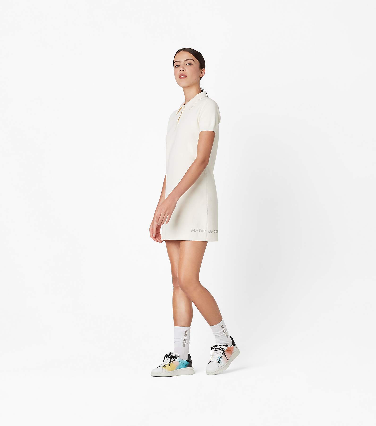 Python-Effect Monogram Jacquard Polo Dress - Women - Ready-to-Wear