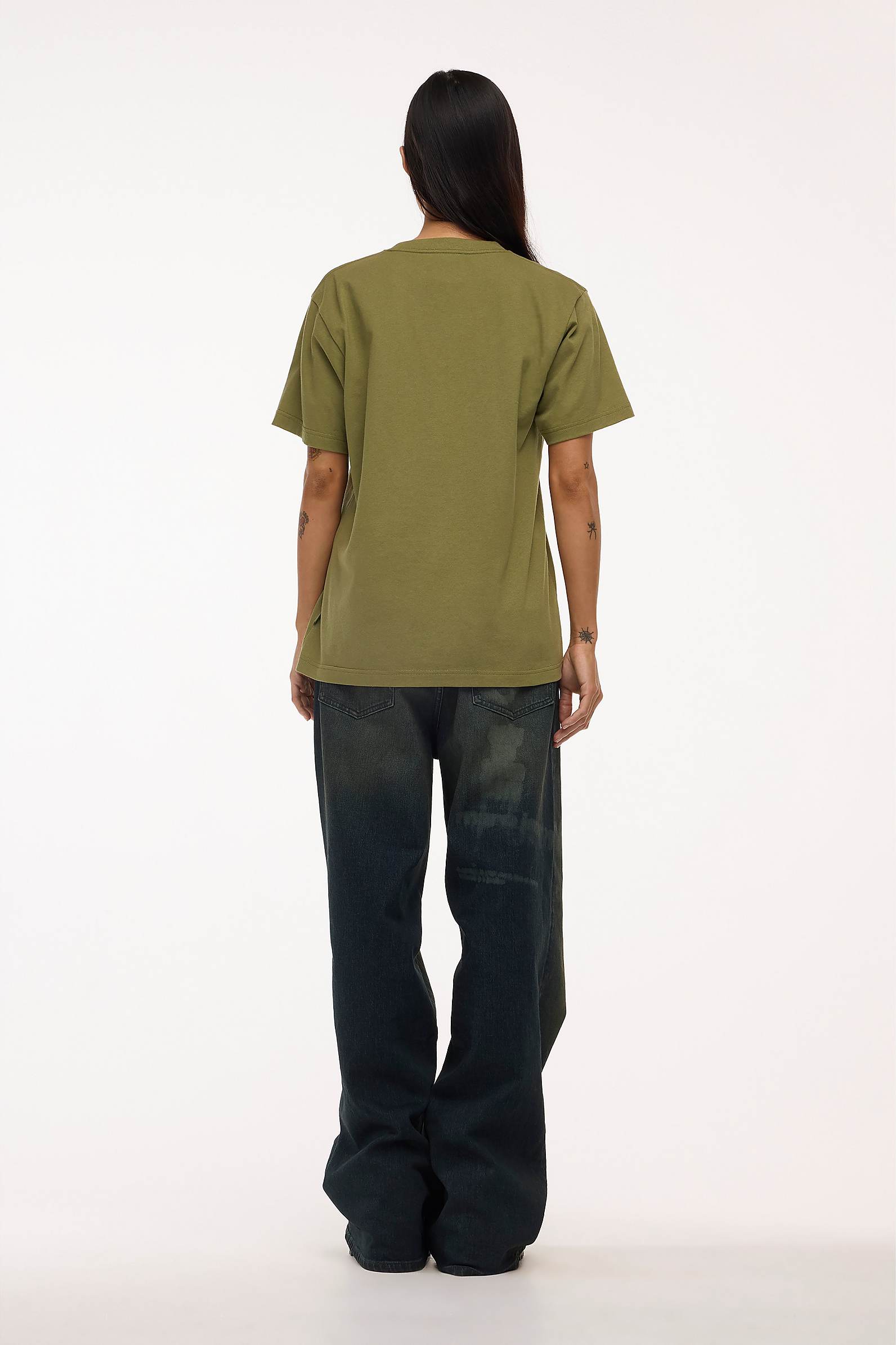マークジェイコブス 近年 Tシャツ 半袖 HEAVEN GRAPHIC 黒 XS46cm身幅
