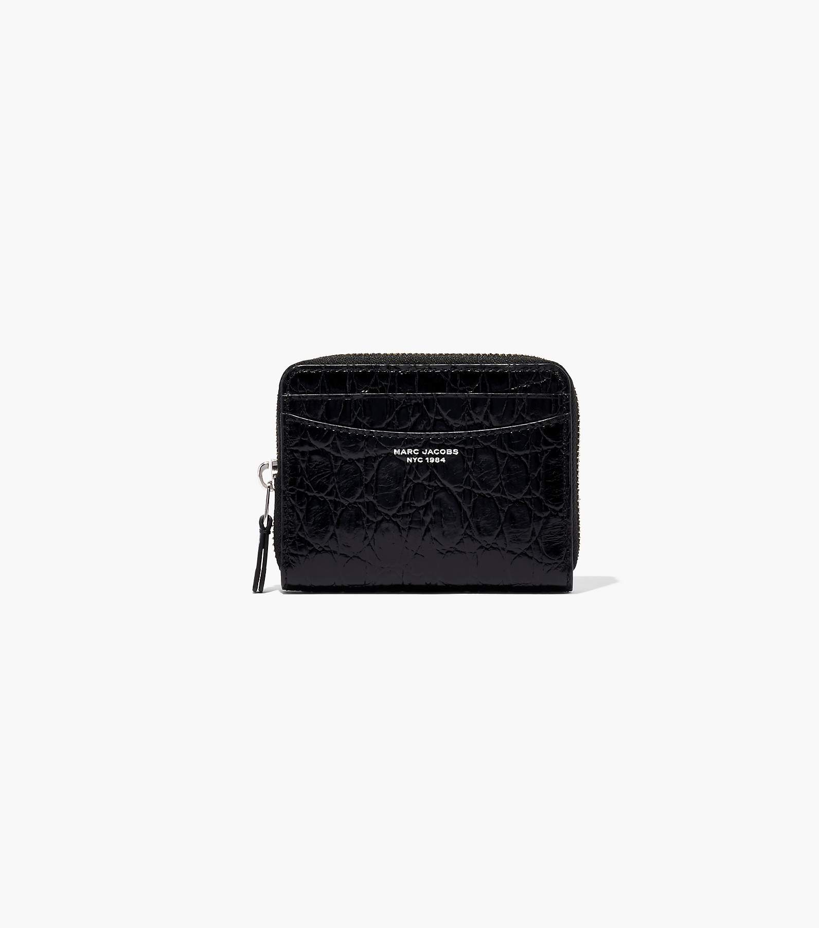 Embossed Man Wallet With Coin Purse in BLACK