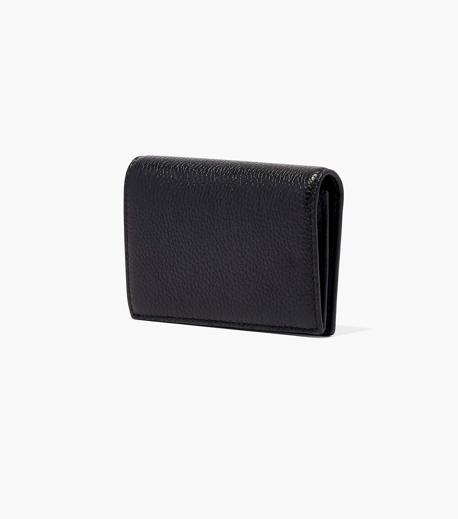 Top Zip Short Wallet - Black