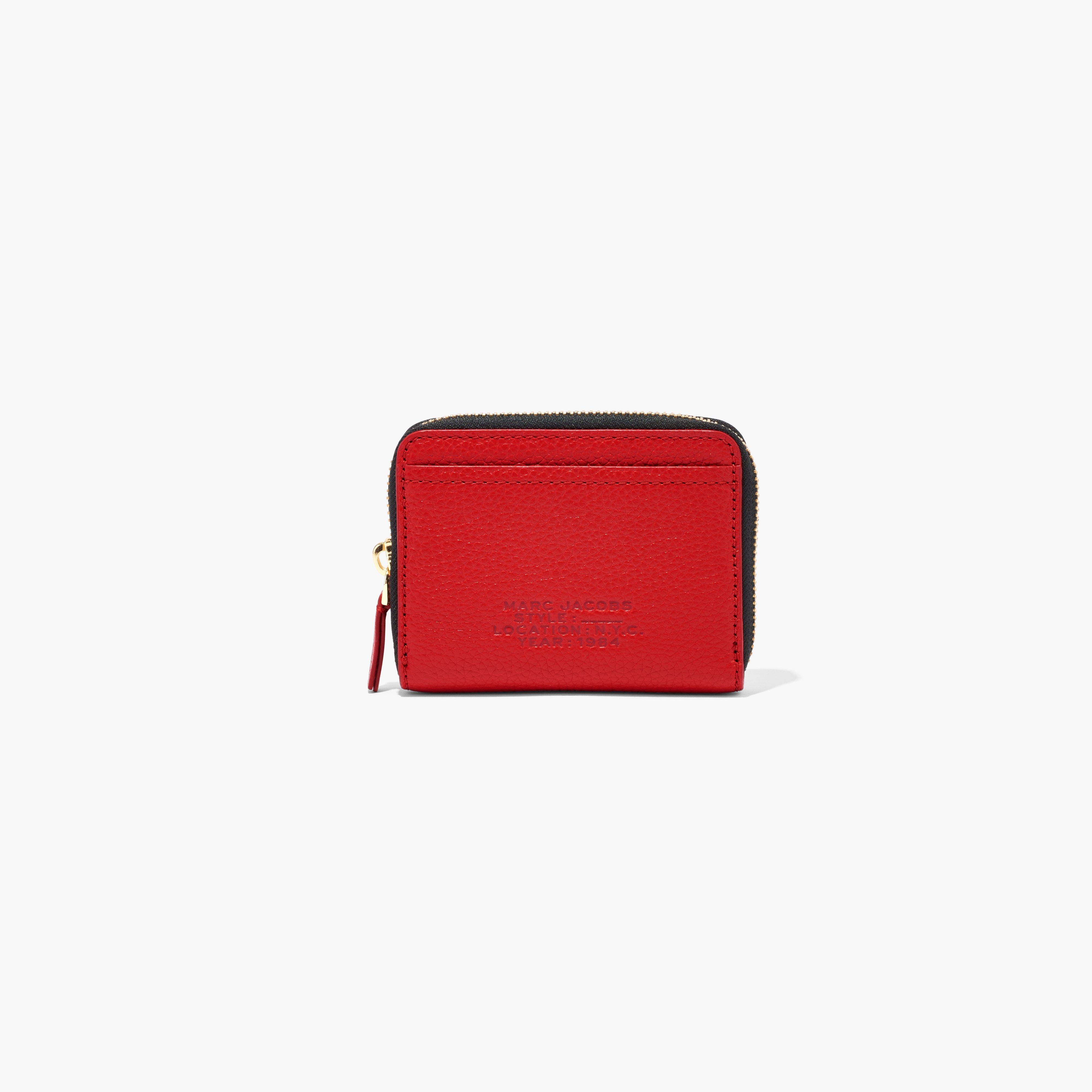 The Leather Zip Around Wallet Marc Jacobs Official Site