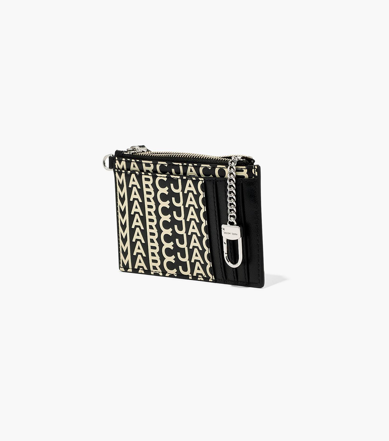 The Monogram Leather Top Zip Wristlet | Marc Jacobs | Official Site