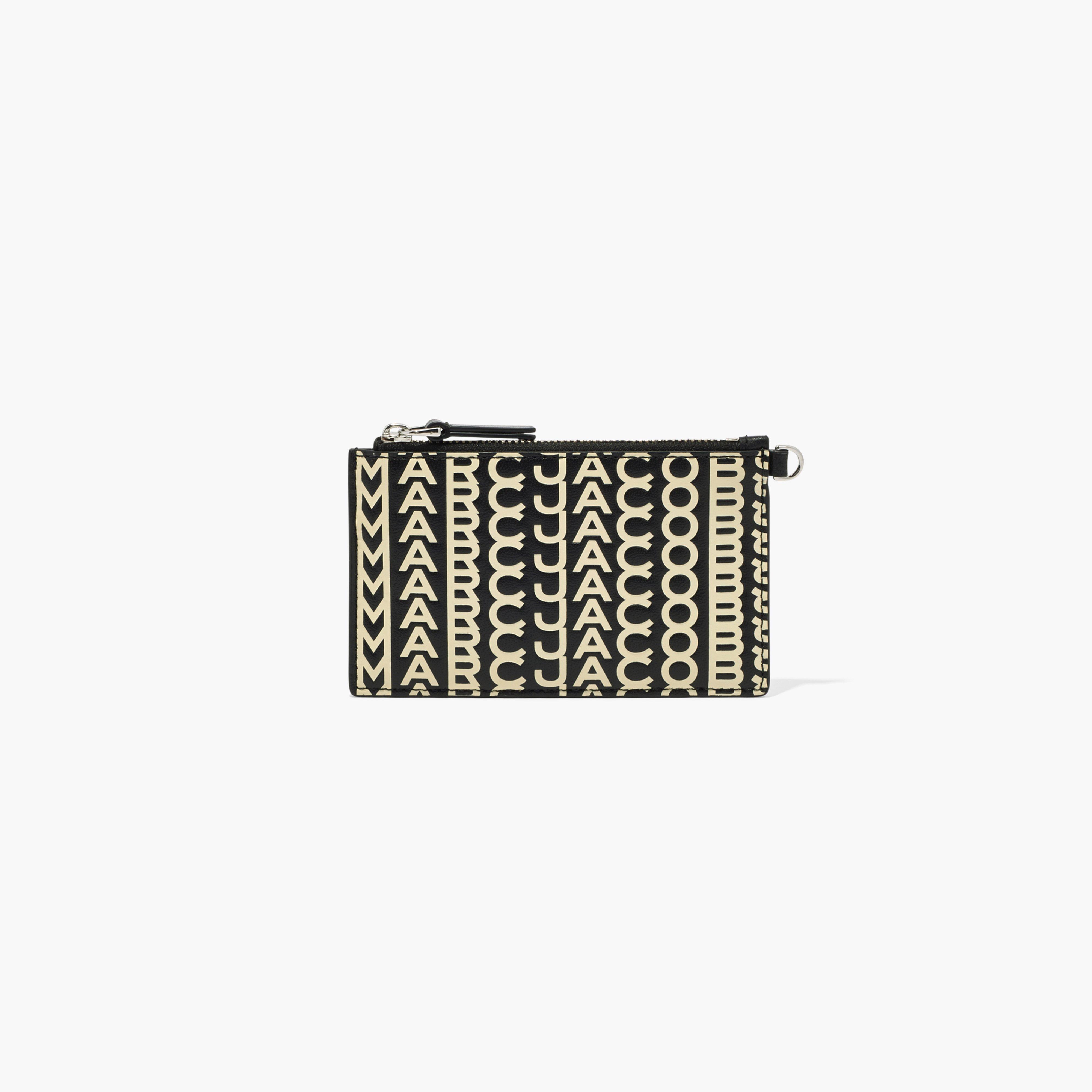 The Monogram Leather Top Zip Wristlet | Marc Jacobs | Official Site