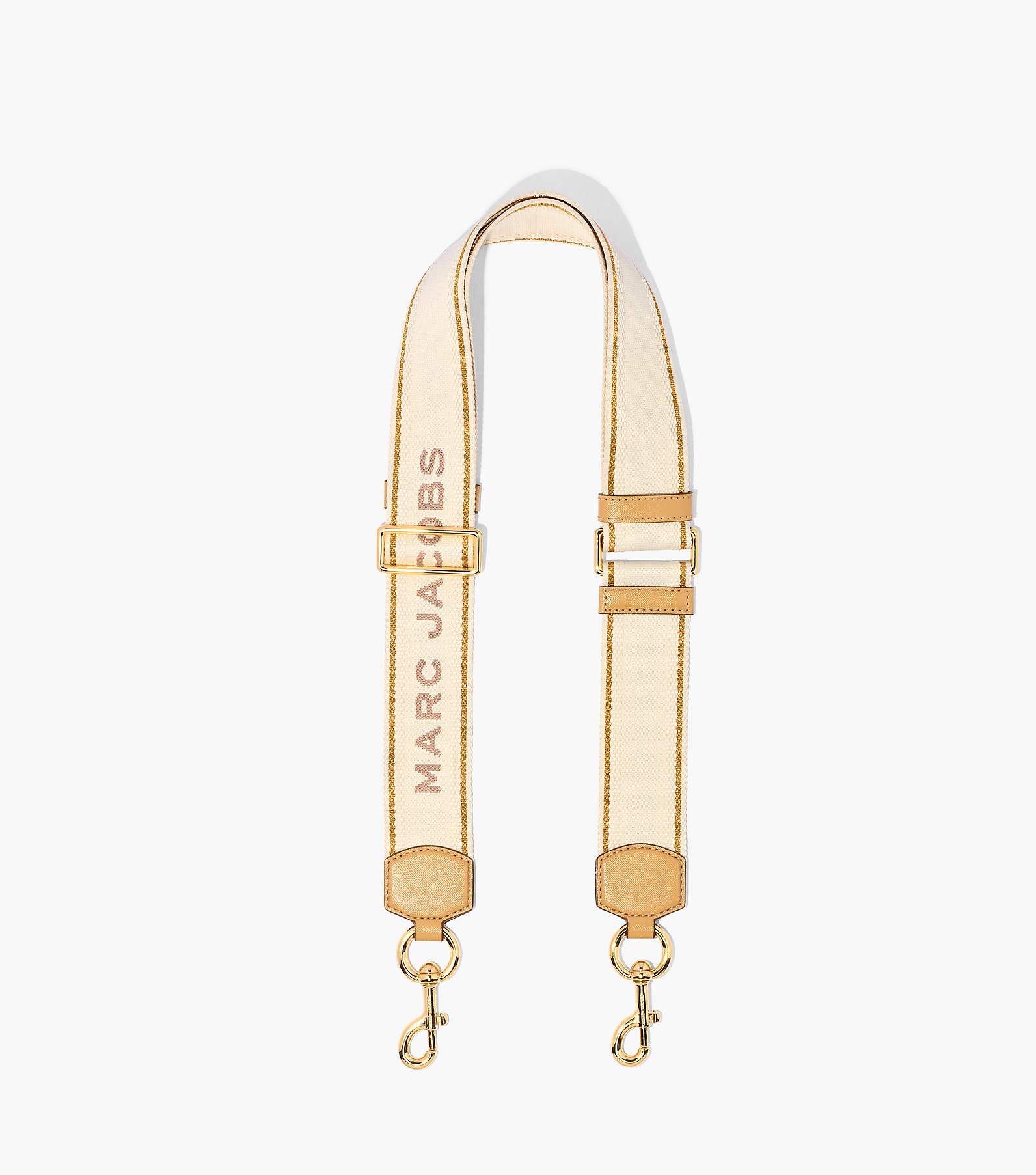 Marc Jacobs The New Logo Bag Strap Natural