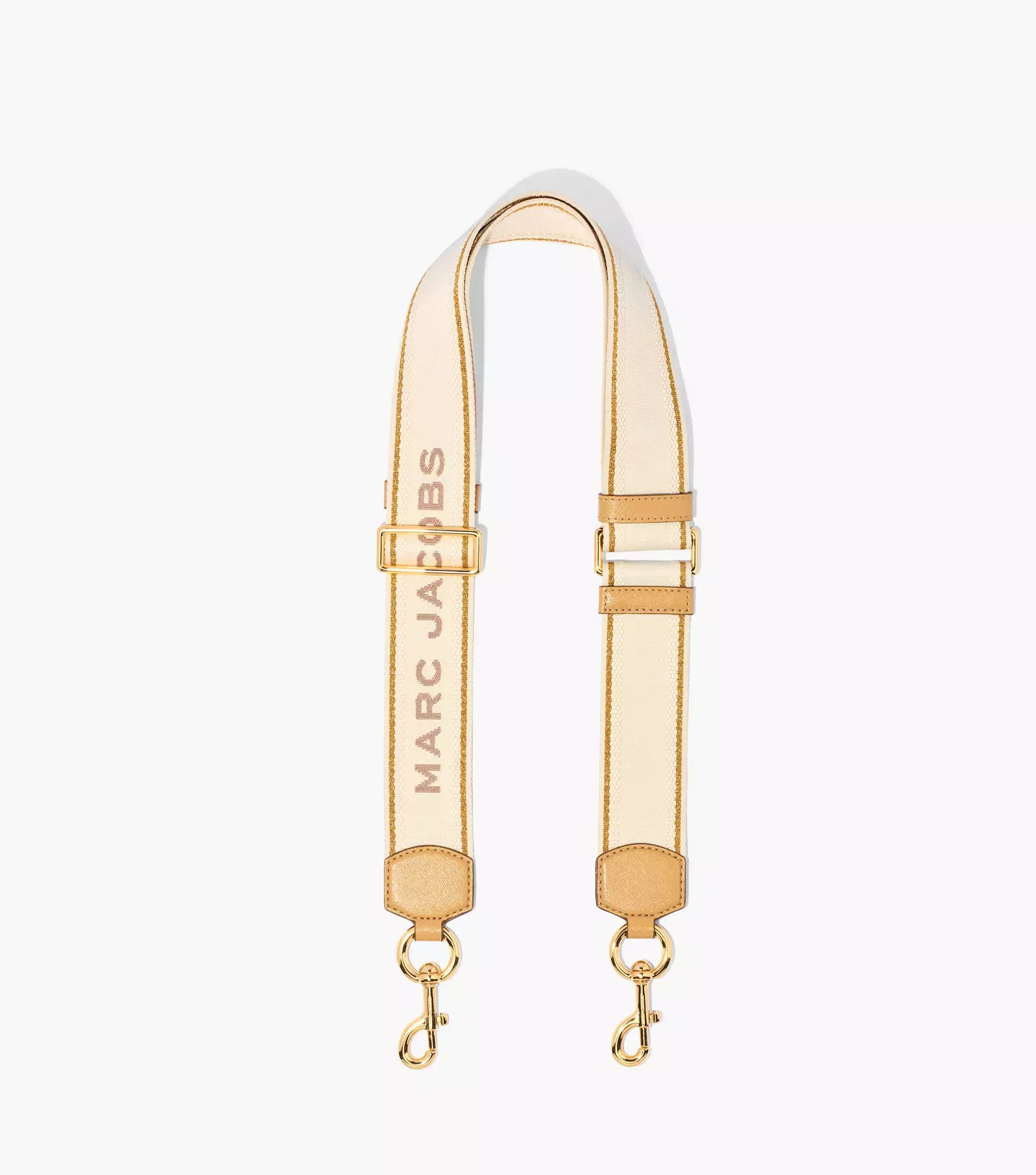 Marc Jacobs The New Logo Bag Strap Natural