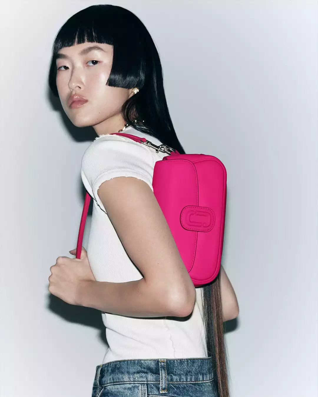 Pink Clover Shoulder Bag