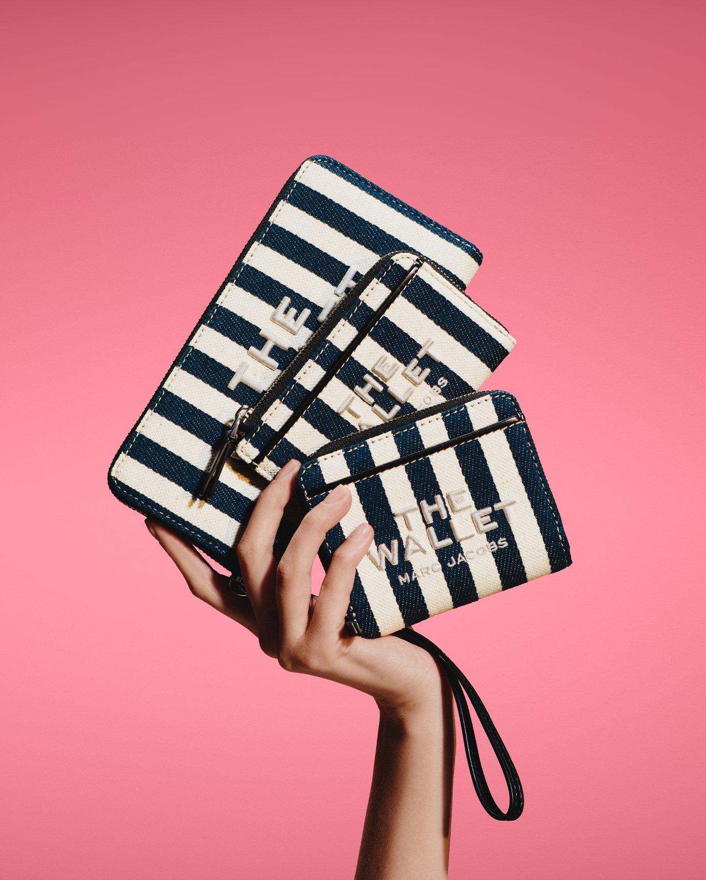 striped wallets