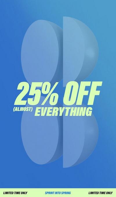 25% off almost everything