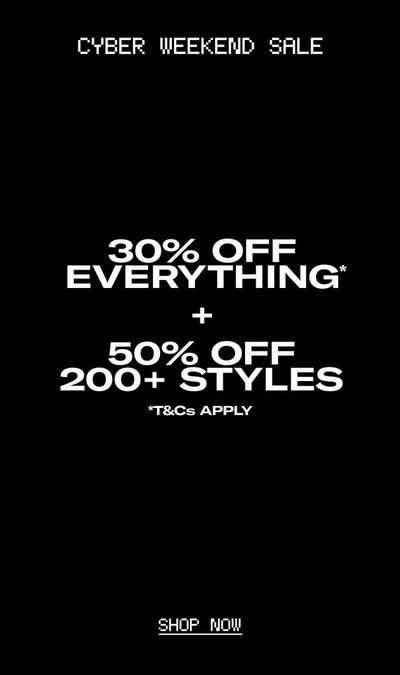 30% Off Everything Essentials Black Friday Promo