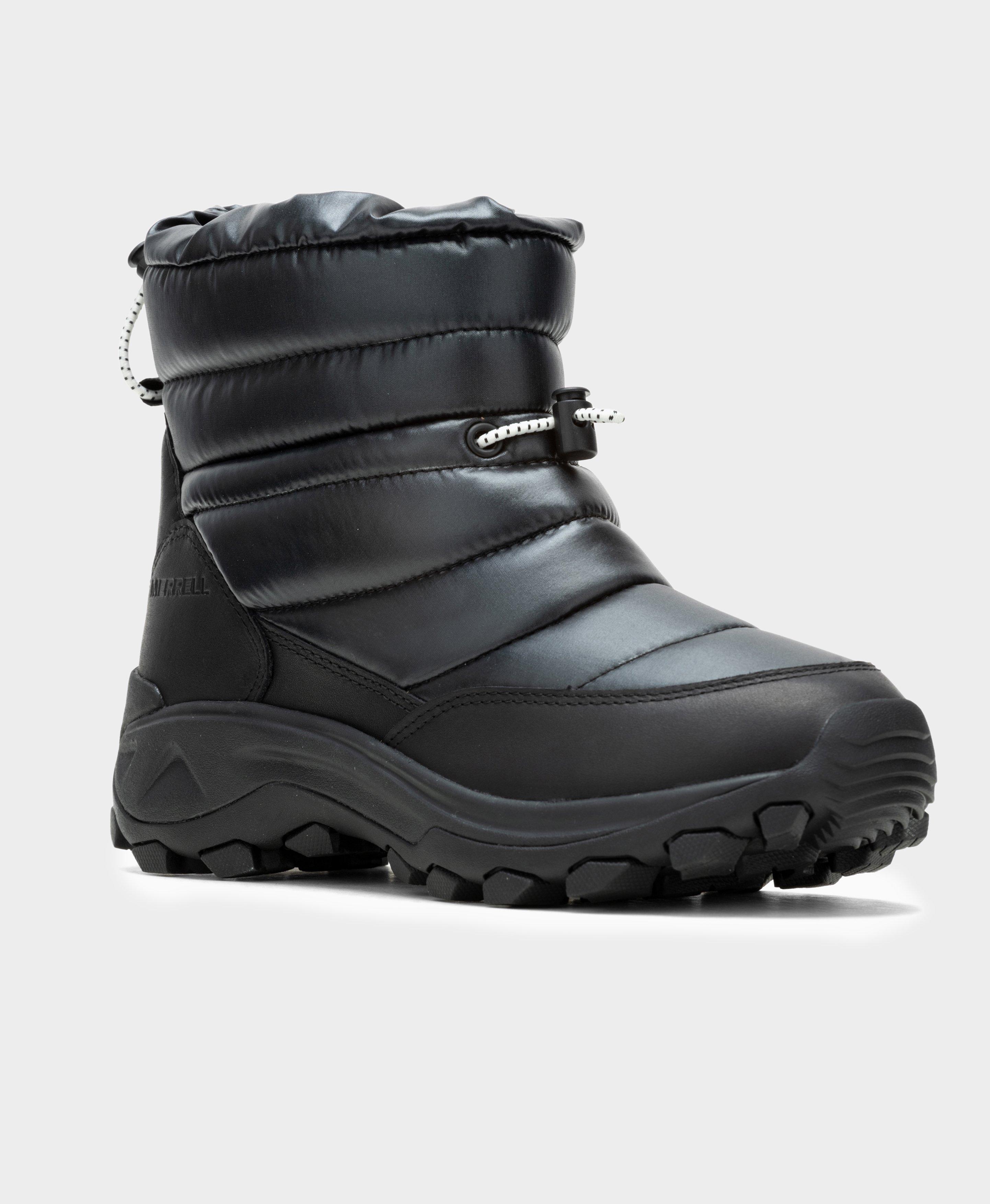 Merrell tall black boots sale