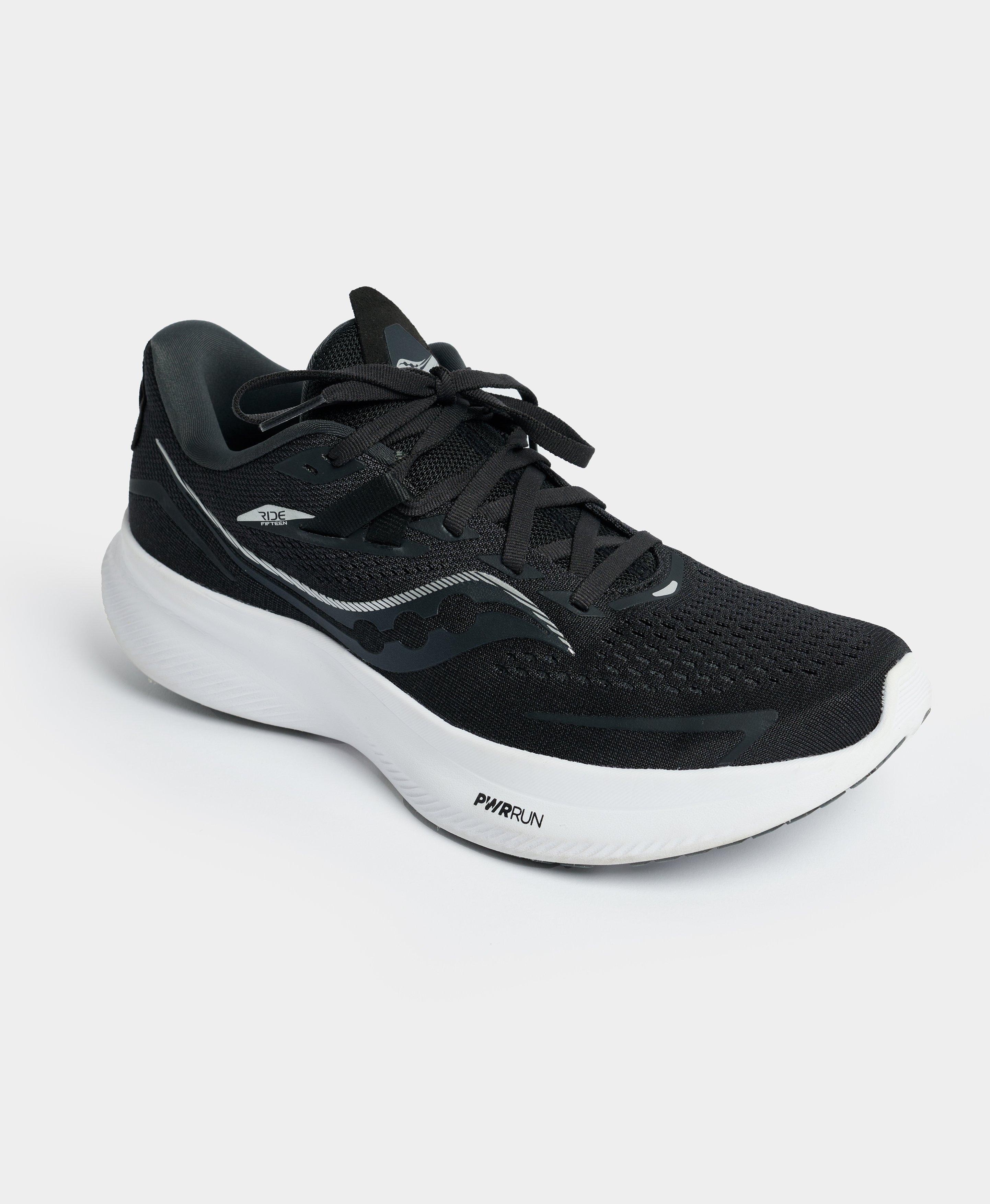 Saucony Ride 15 Trainers, Black | Sweaty Betty