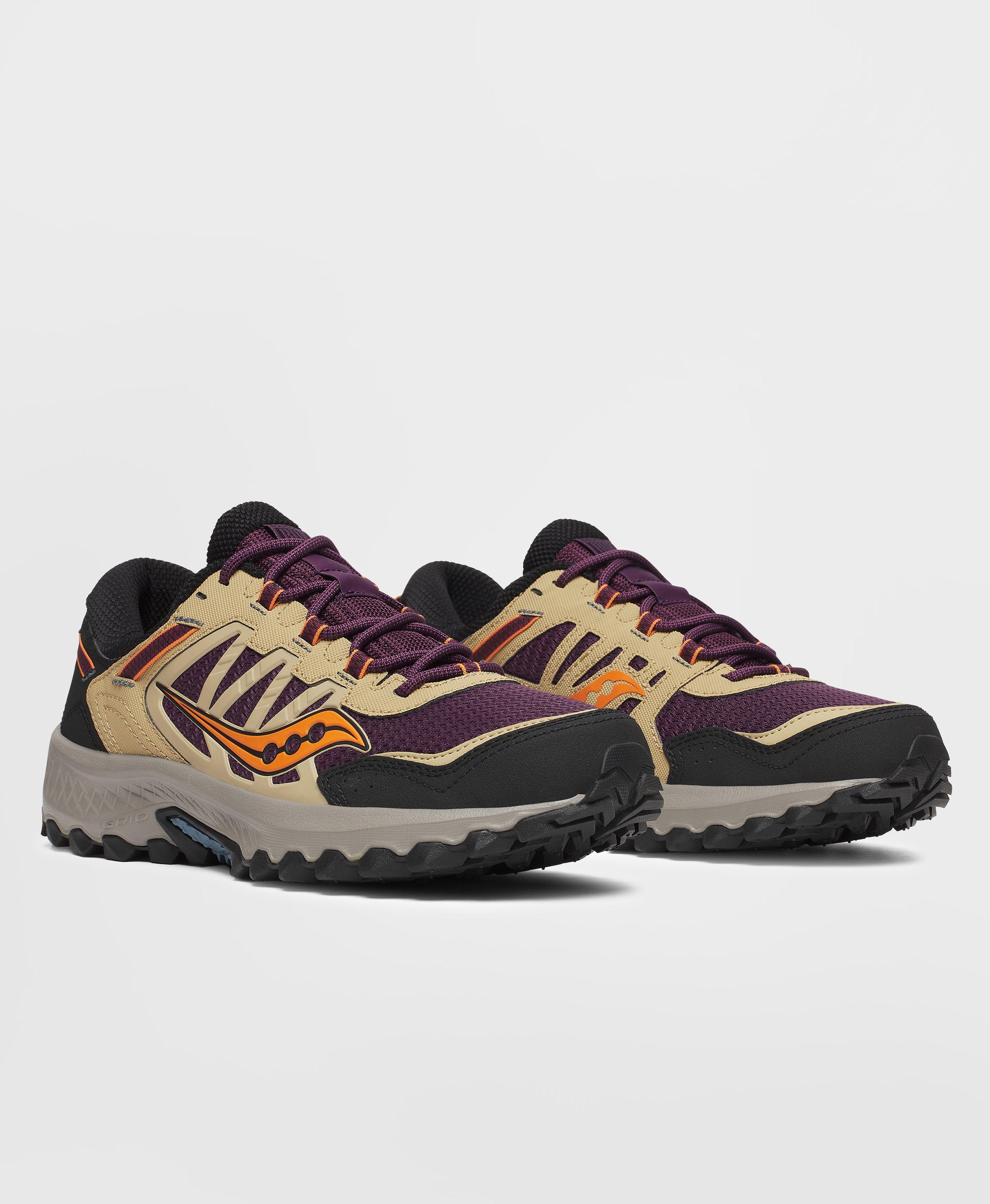 Saucony Grid Peak Purple Orange Sweaty Betty