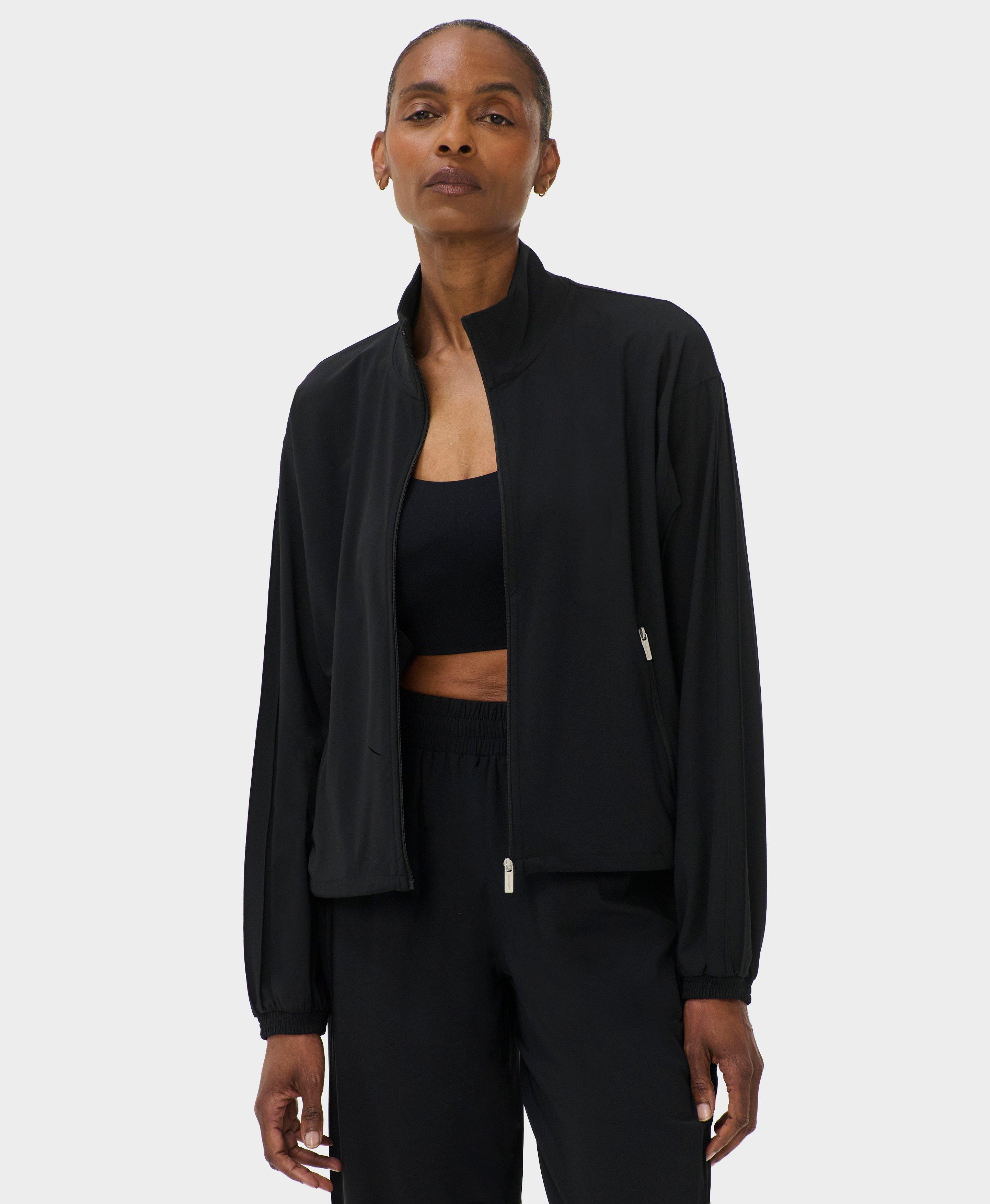 Power On Studio Zip-Up - Black | Women's Sweaters + Hoodies