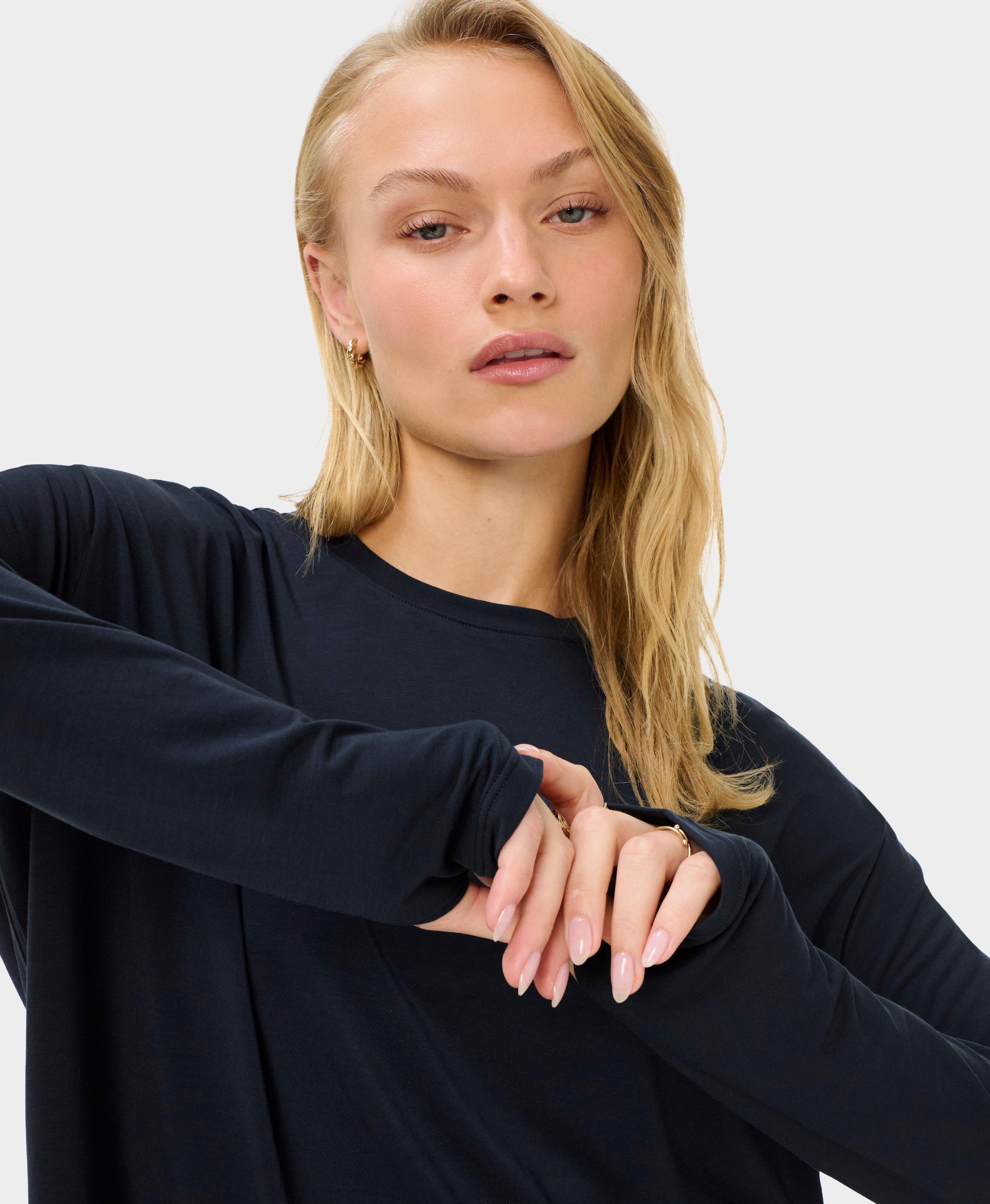 Soft Flow Studio Longline Long Sleeve Top