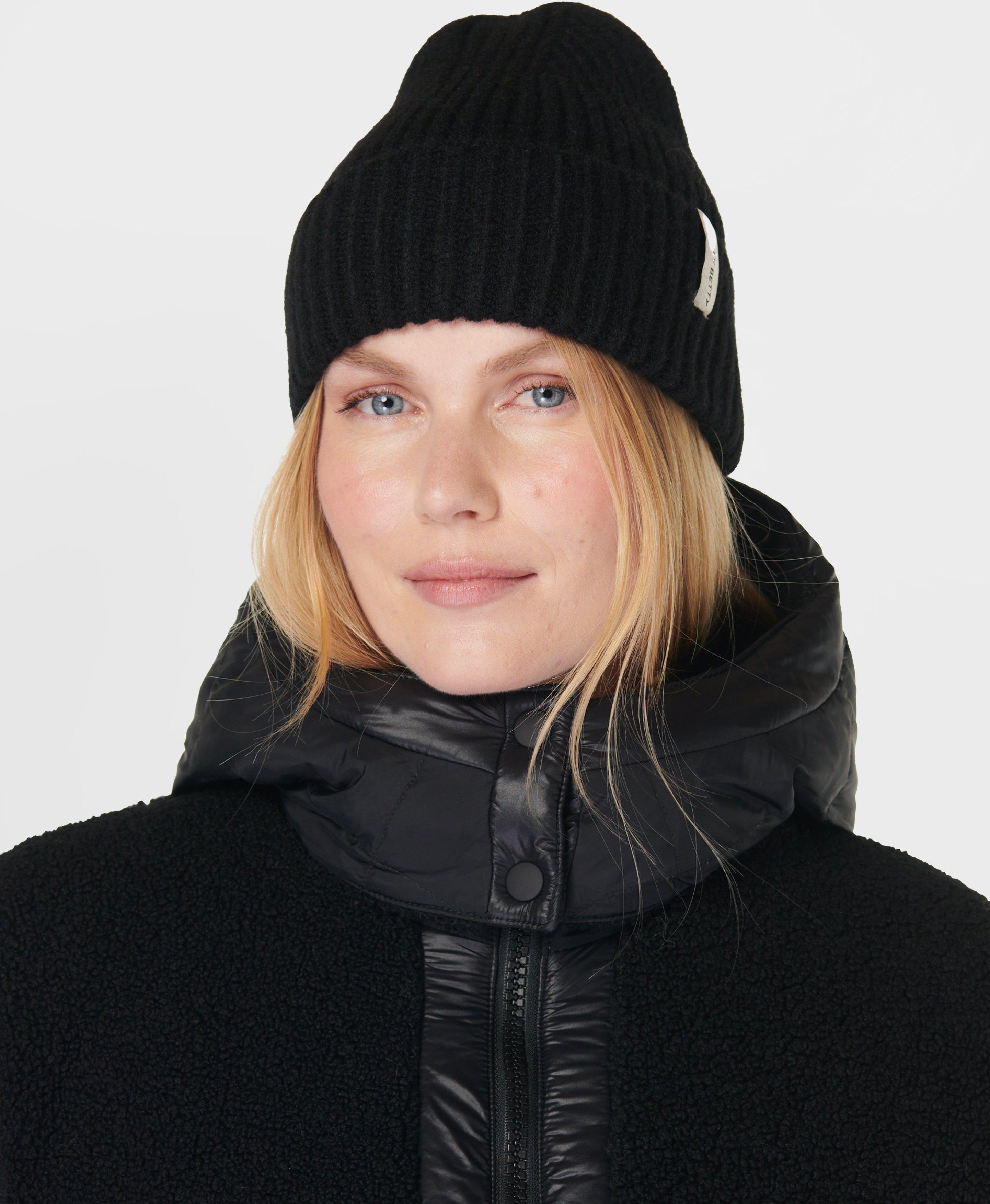 SWEATY BETTY BEANIE HAT Cashmere Beanie - Light Grey Marl | Sweaty Betty main image 3