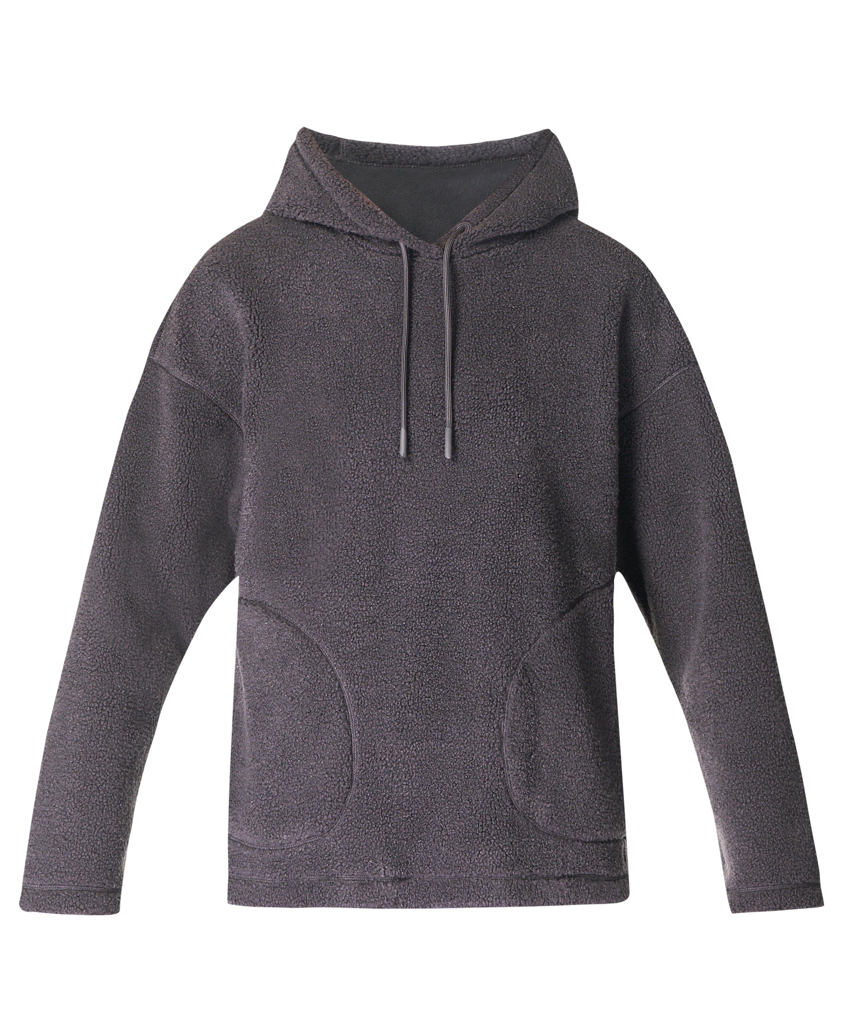 Plush Textured Hoody Urban Grey Women s Jumpers Hoodies Sweaty Betty