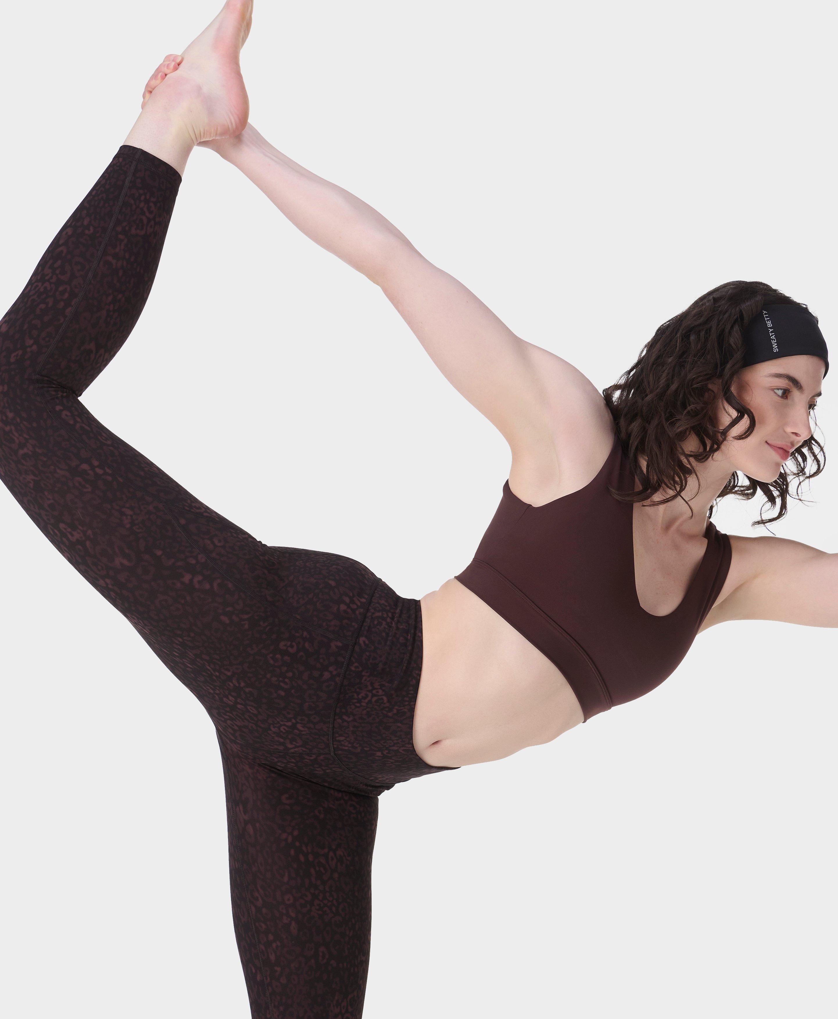 Sweaty Betty Ultimate Studio 7/8 Leggings, Brown, Women's L