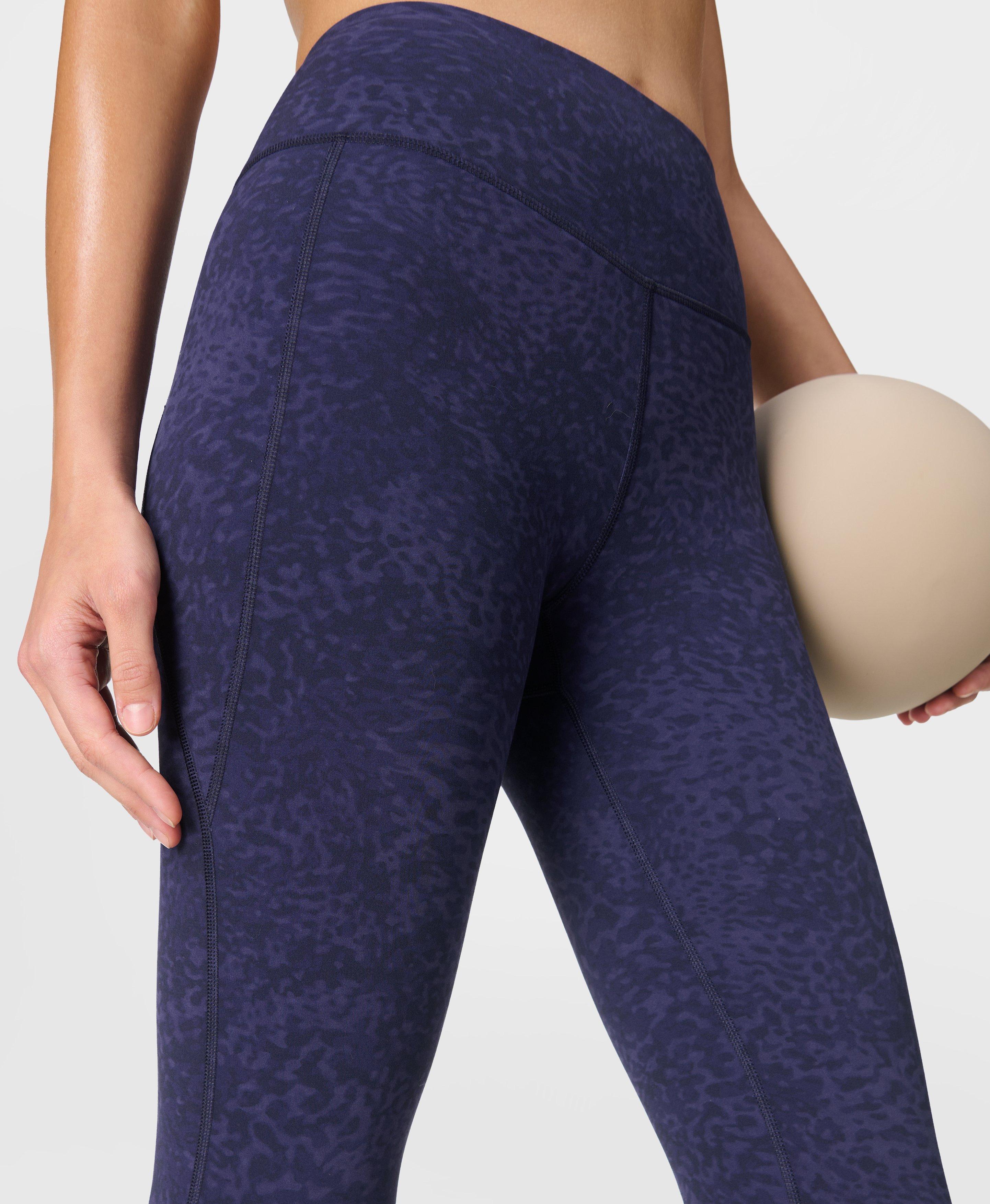 Ultimate Studio 7/8 Leggings - Midnight Navy Tortoise Print | Women's ...