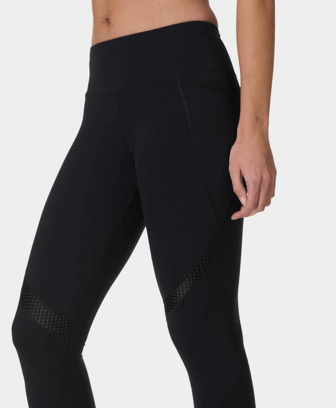 Power Mesh 7/8 Workout Leggings - Black | Women's Leggings Power Mesh 7/8 Workout Leggings - Black | Women's Leggings