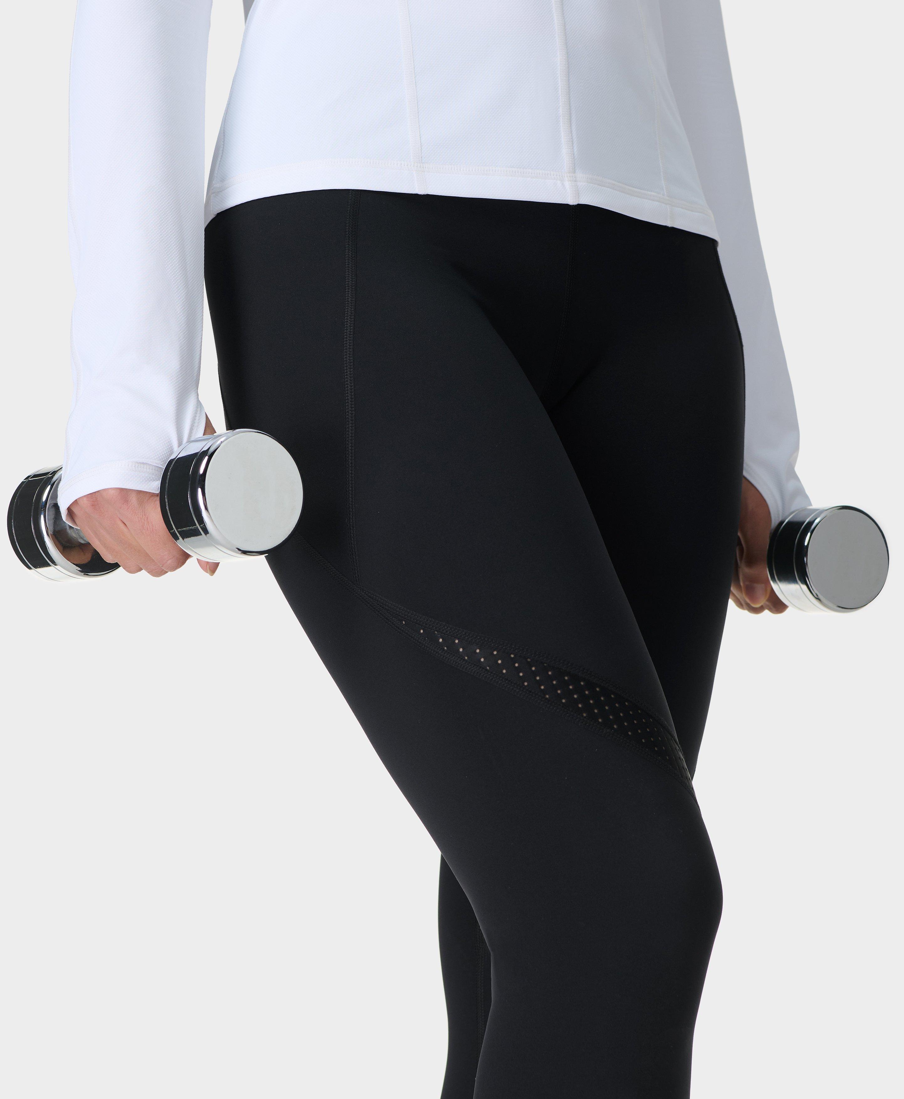 Sweaty Betty Power Mesh Gym Leggings, Black, Women's S