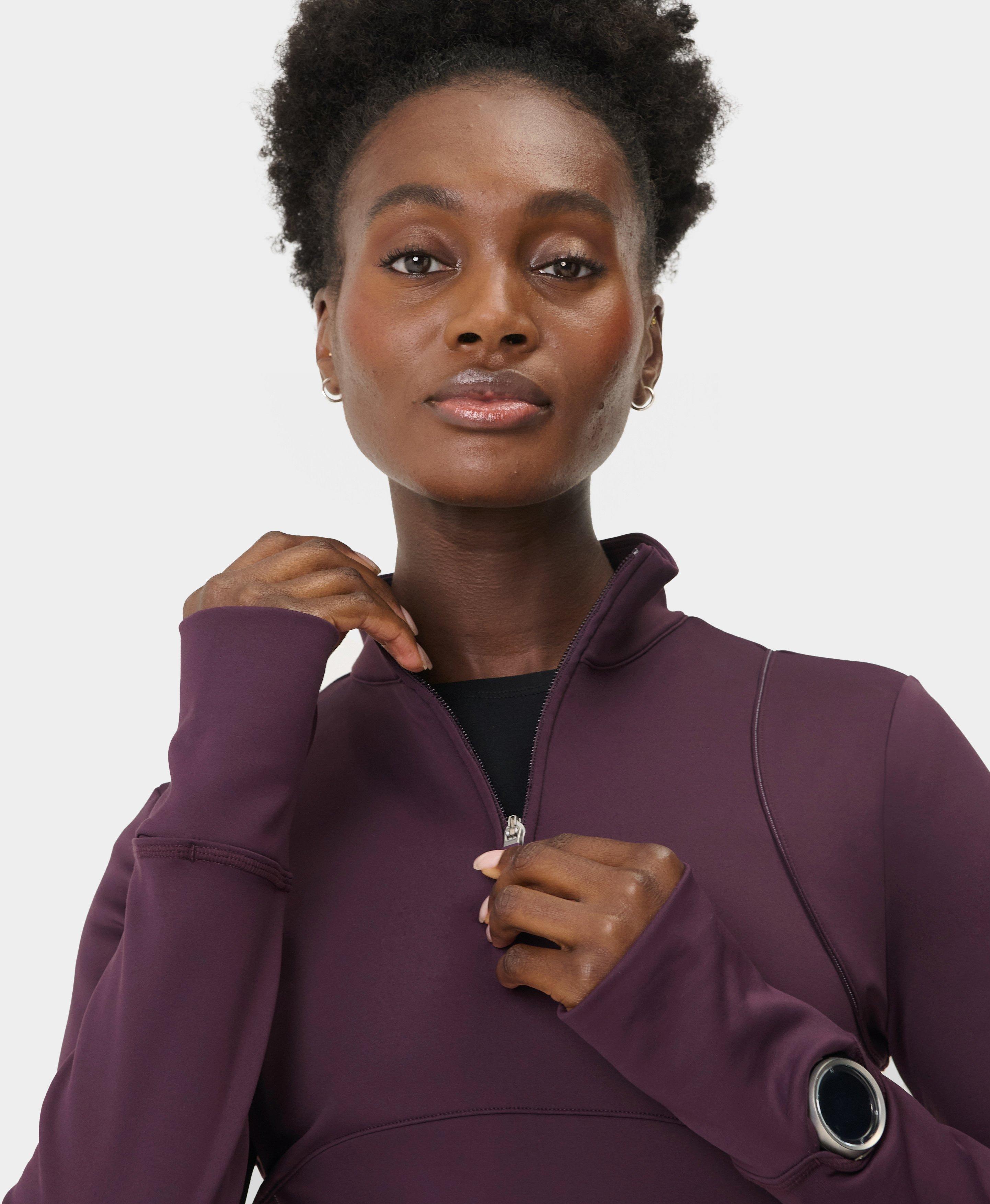 Therma Half Zip Midlayer - Neptune Purple | Women's Sweaters +
