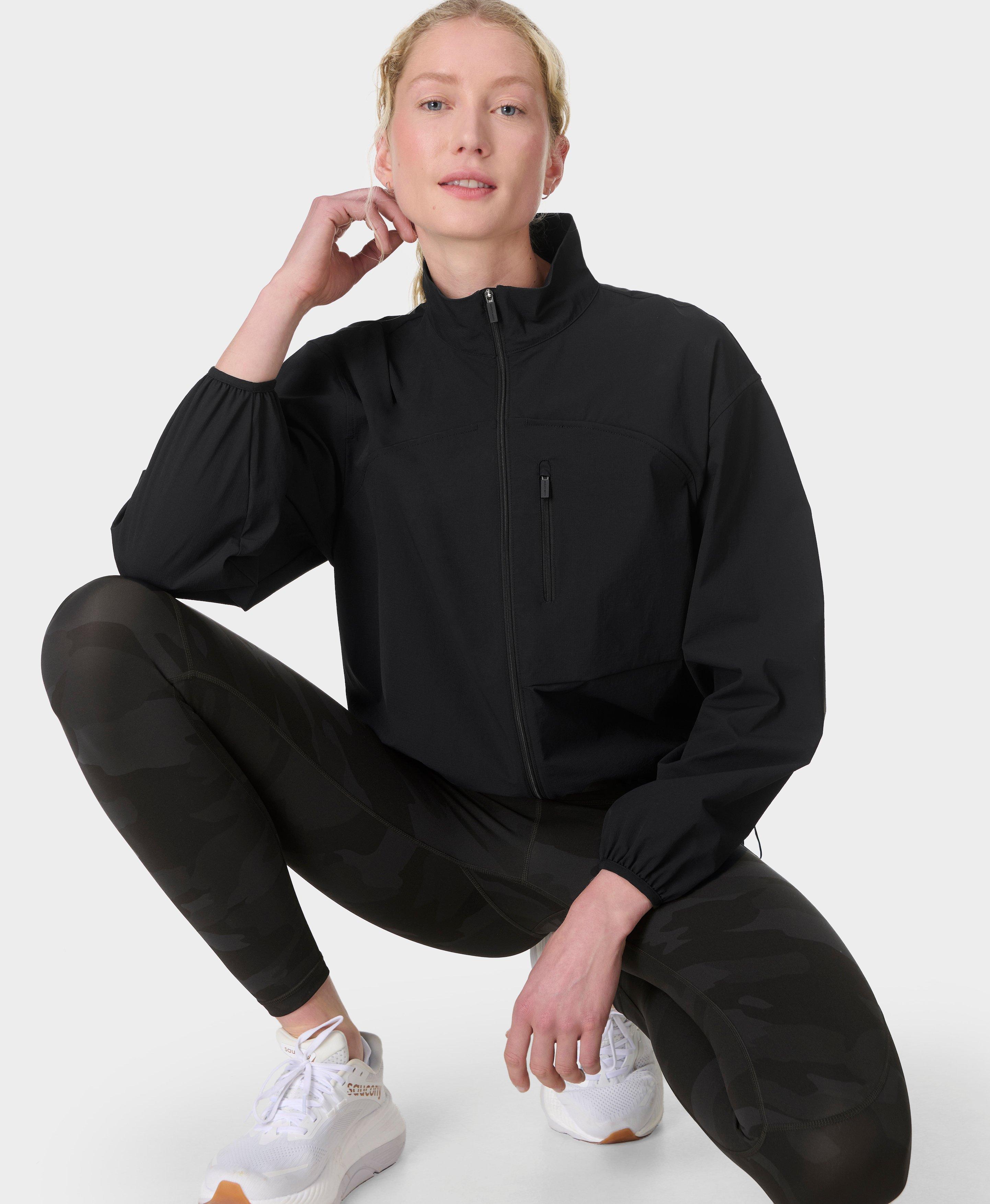 Sweaty Betty Training Shell Jacket, Black, Women's XXL