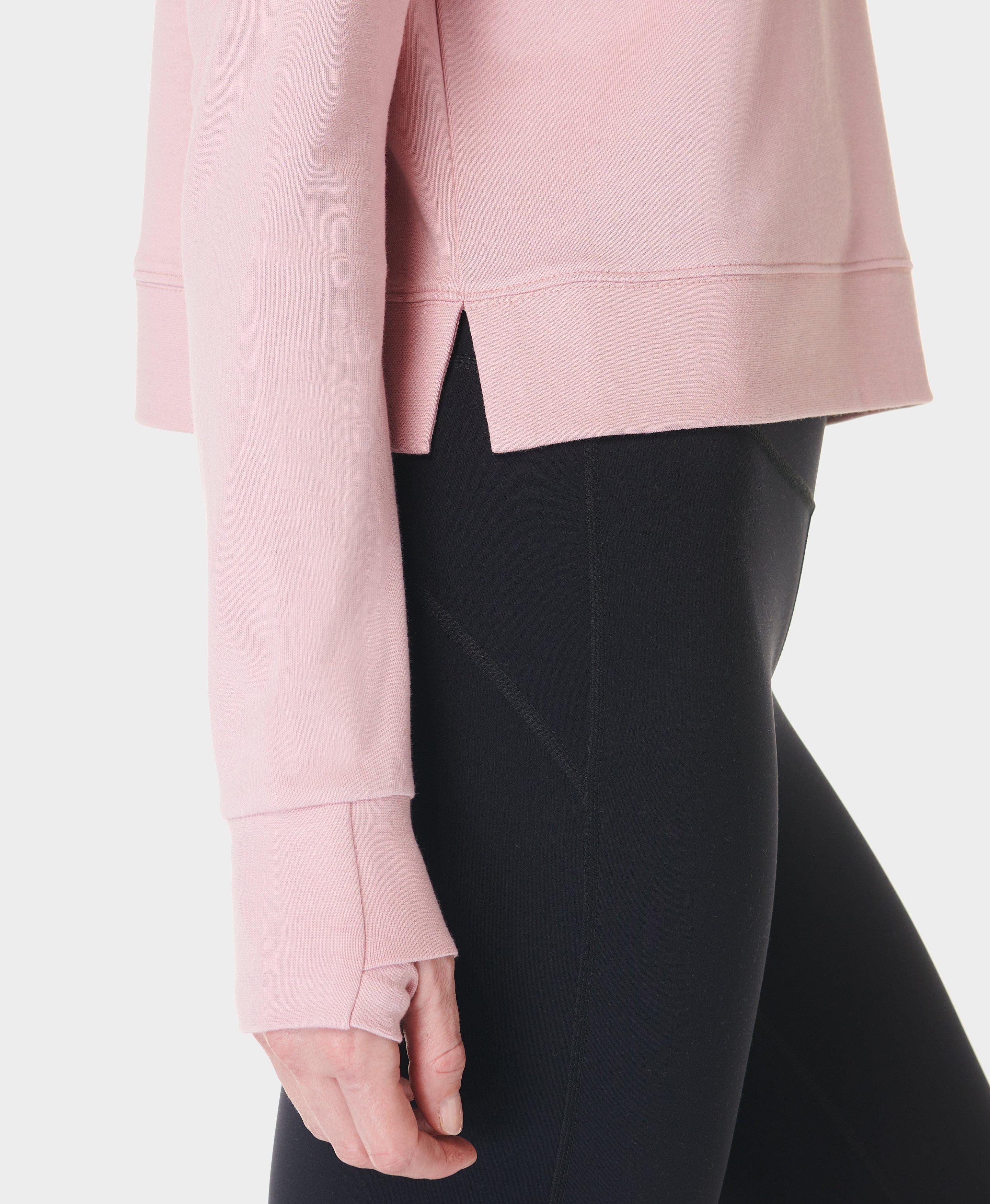 After Class Funnel Neck Sweatshirt Pirouette Pink Women s Jumpers Hoodies Sweaty Betty