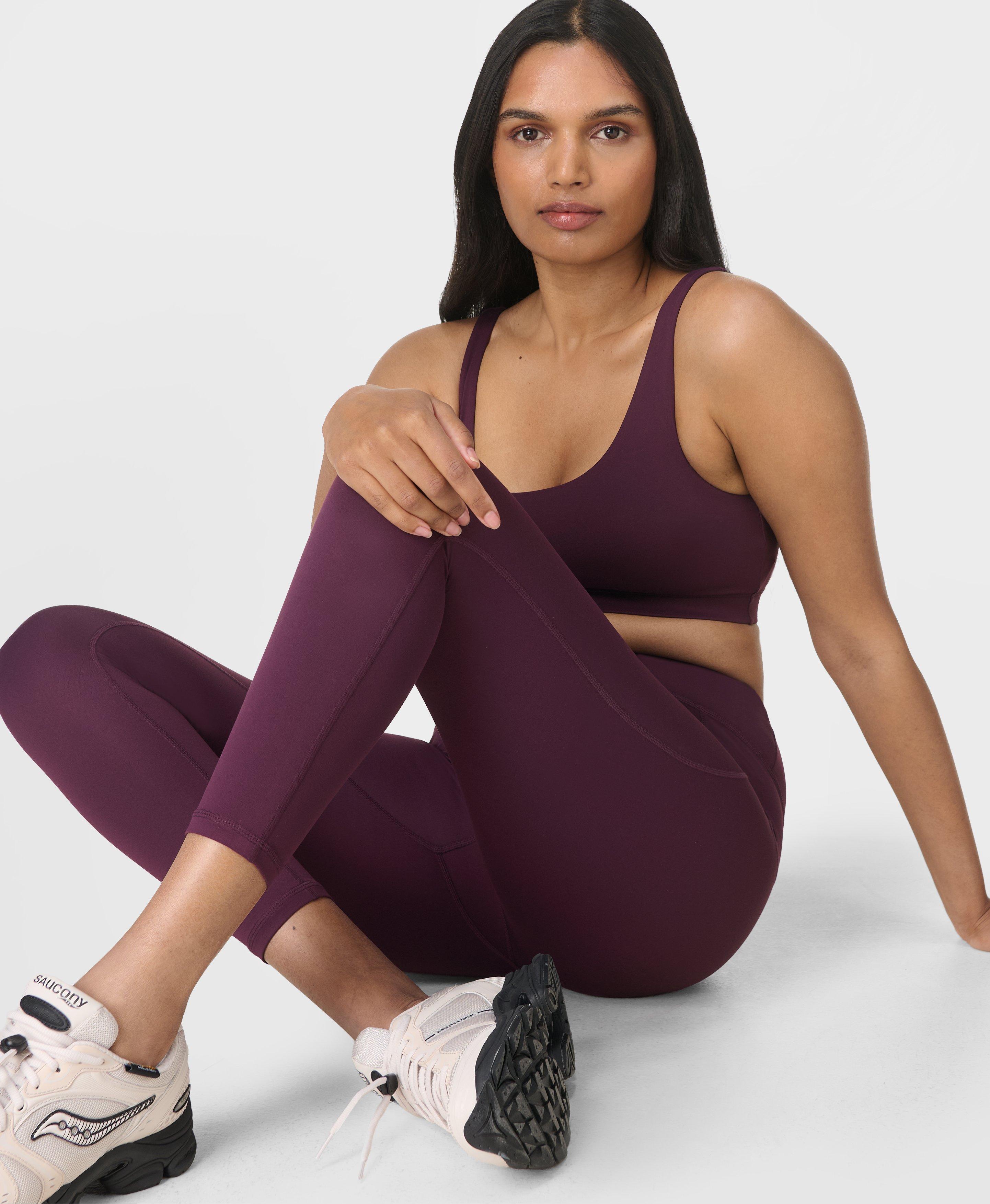 Sweaty Betty All Day 7/8 Leggings, Purple, Women's S