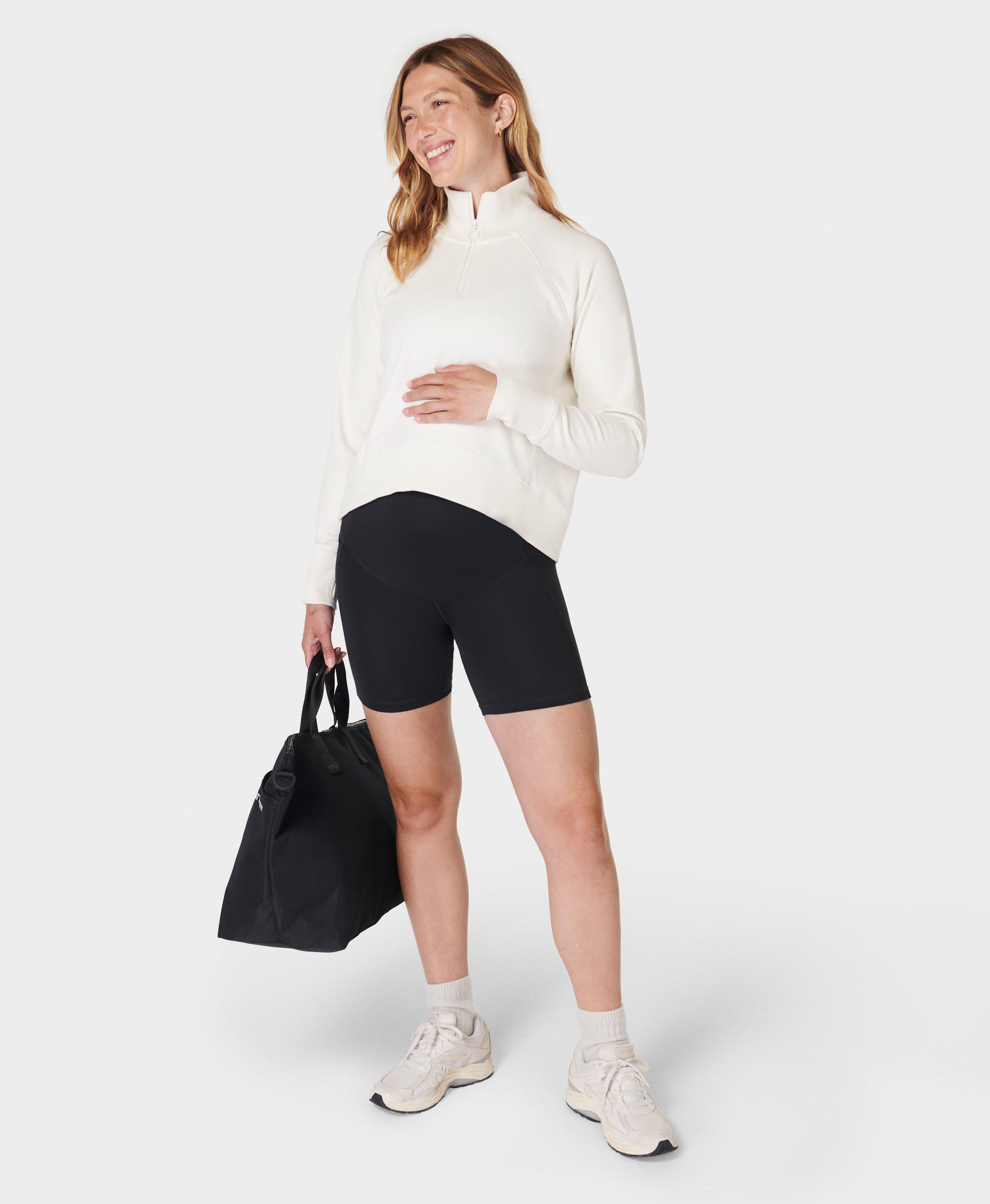 Sweaty Betty All Day 6" Maternity Shorts, Schwarz, Damen L