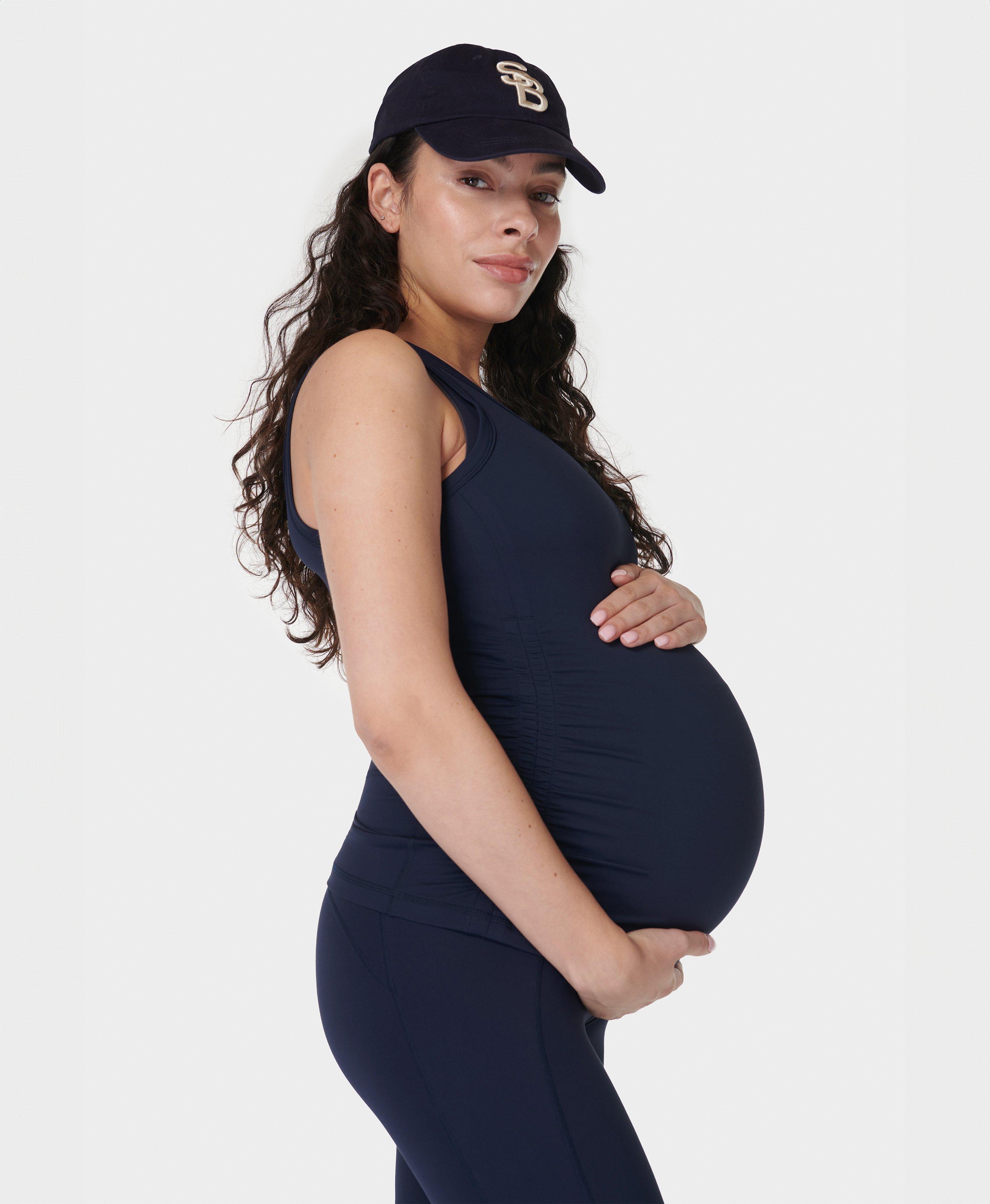Sweaty Betty All Day Maternity Vest Top Blue, Women's XL