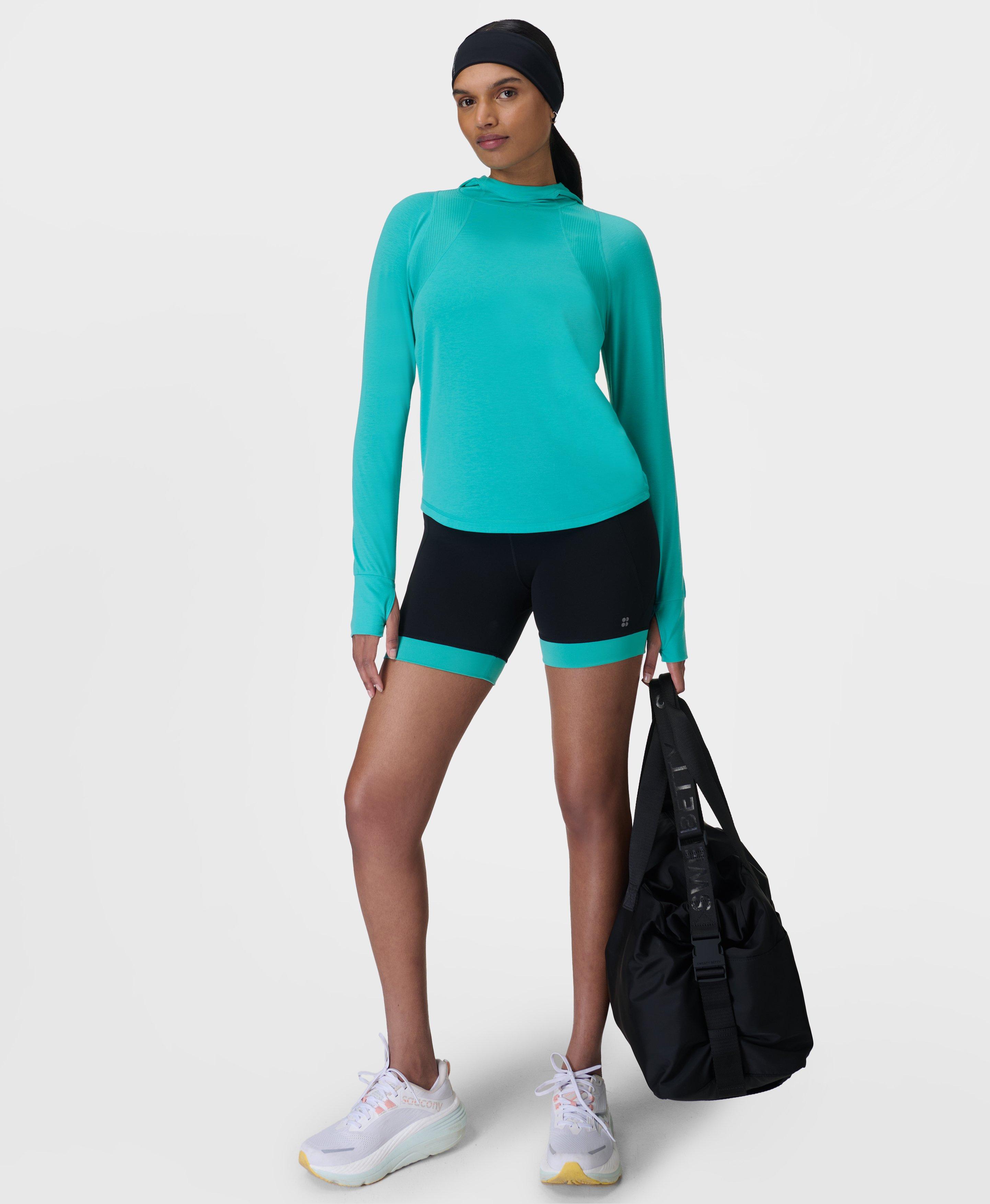 Sweaty Betty Breathe Easy Hoody, Blue, Women's L