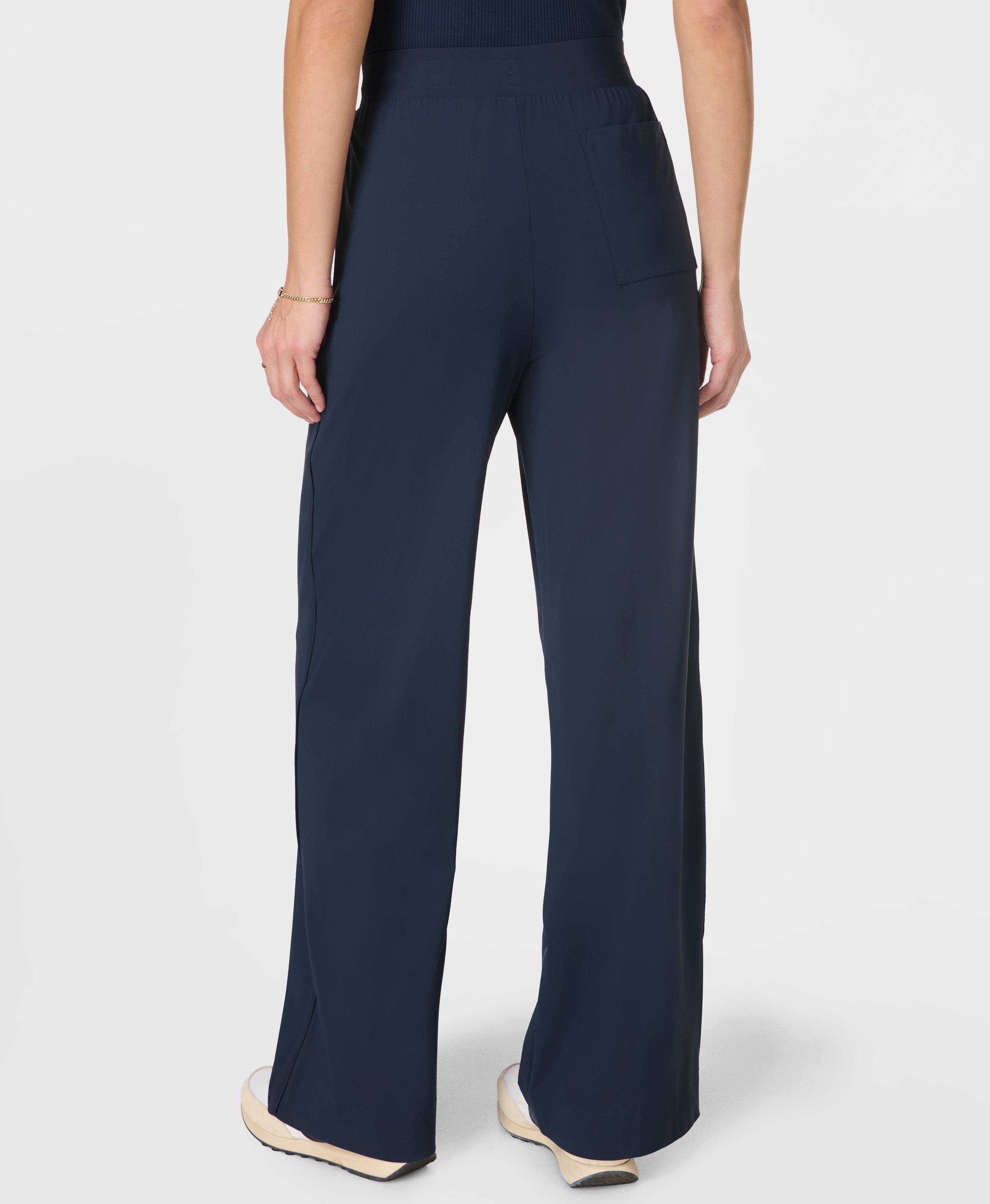 bettyblue03 Explorer Wide Leg Pants - Navy Blue Tonal | Women's Pants | Sweaty