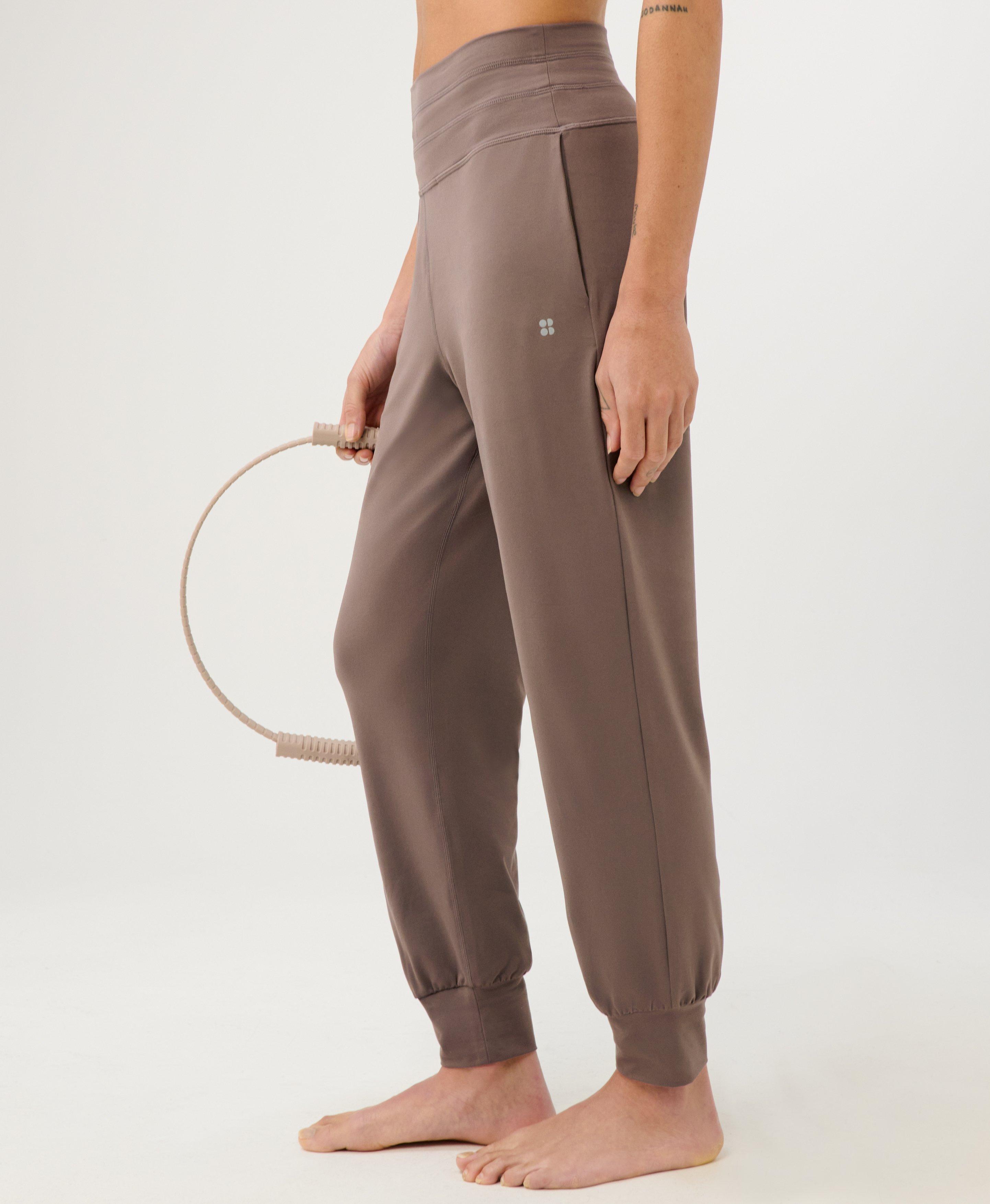 Sweaty Betty Gaia Performance Yoga Pants, Brown, Women's XS