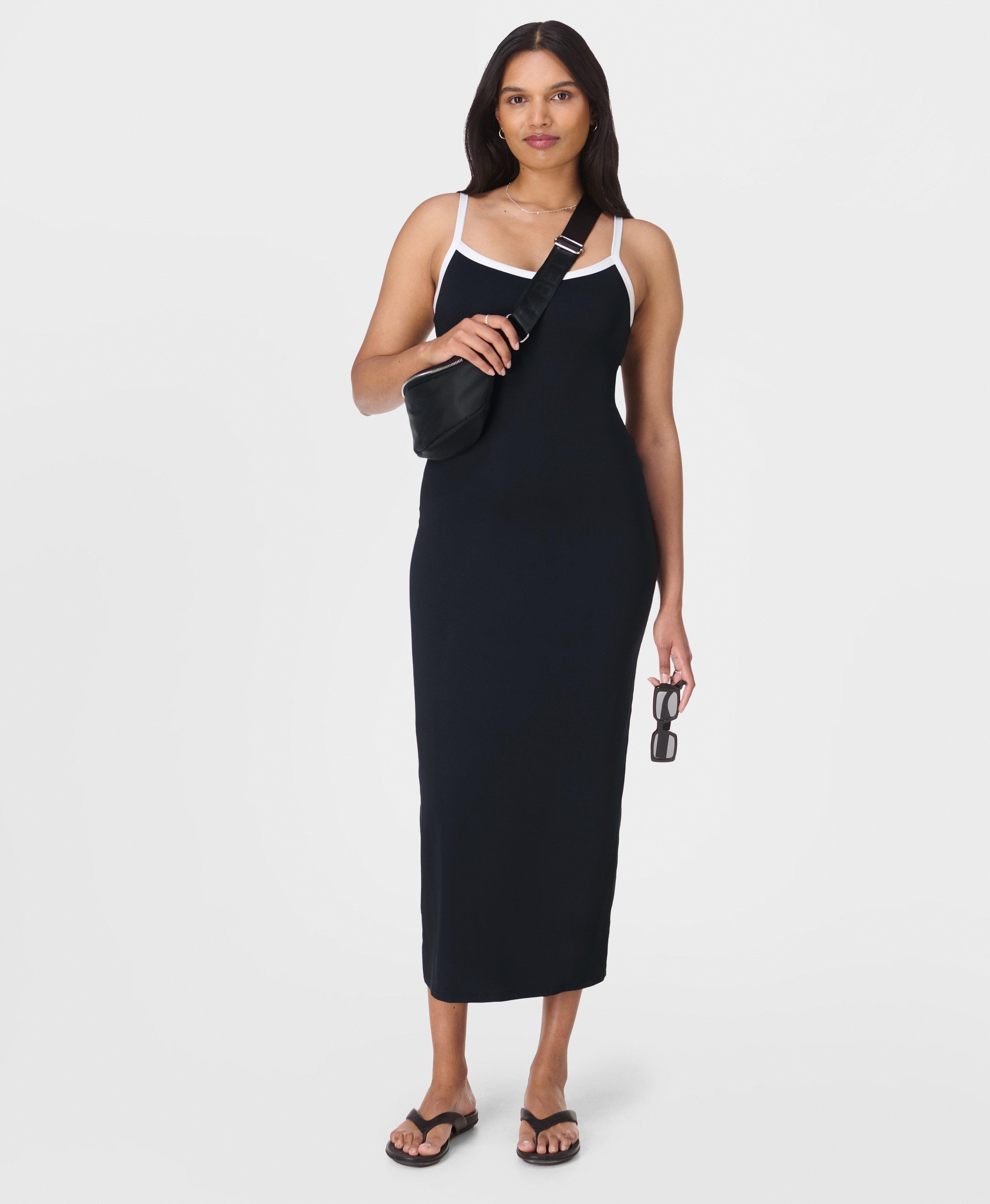 Sweaty Betty Sculpting Maxi Dress, Black, Women's M