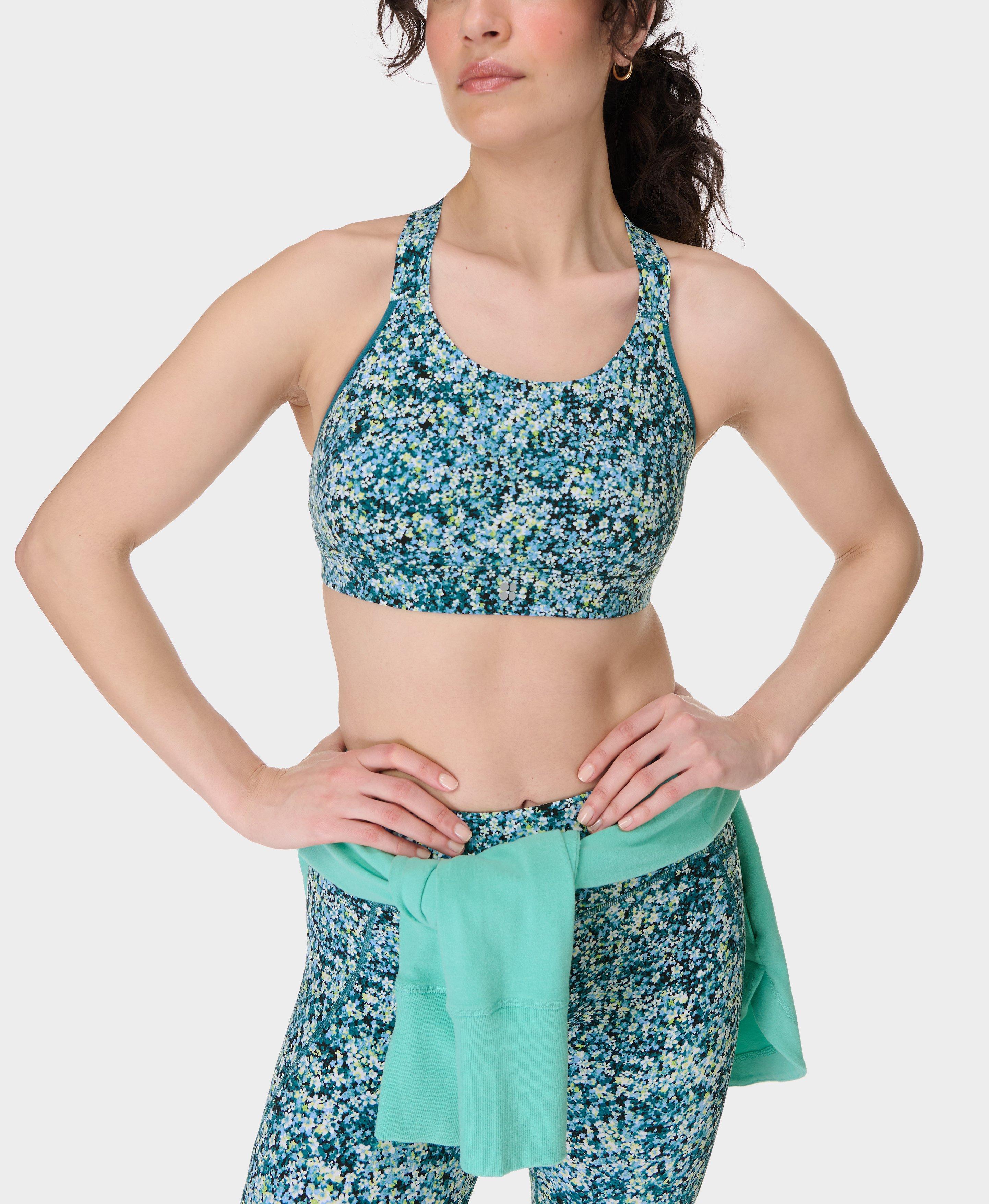 Sweaty Betty Power Medium Support Seam-Free Bra, Blue, Women's M