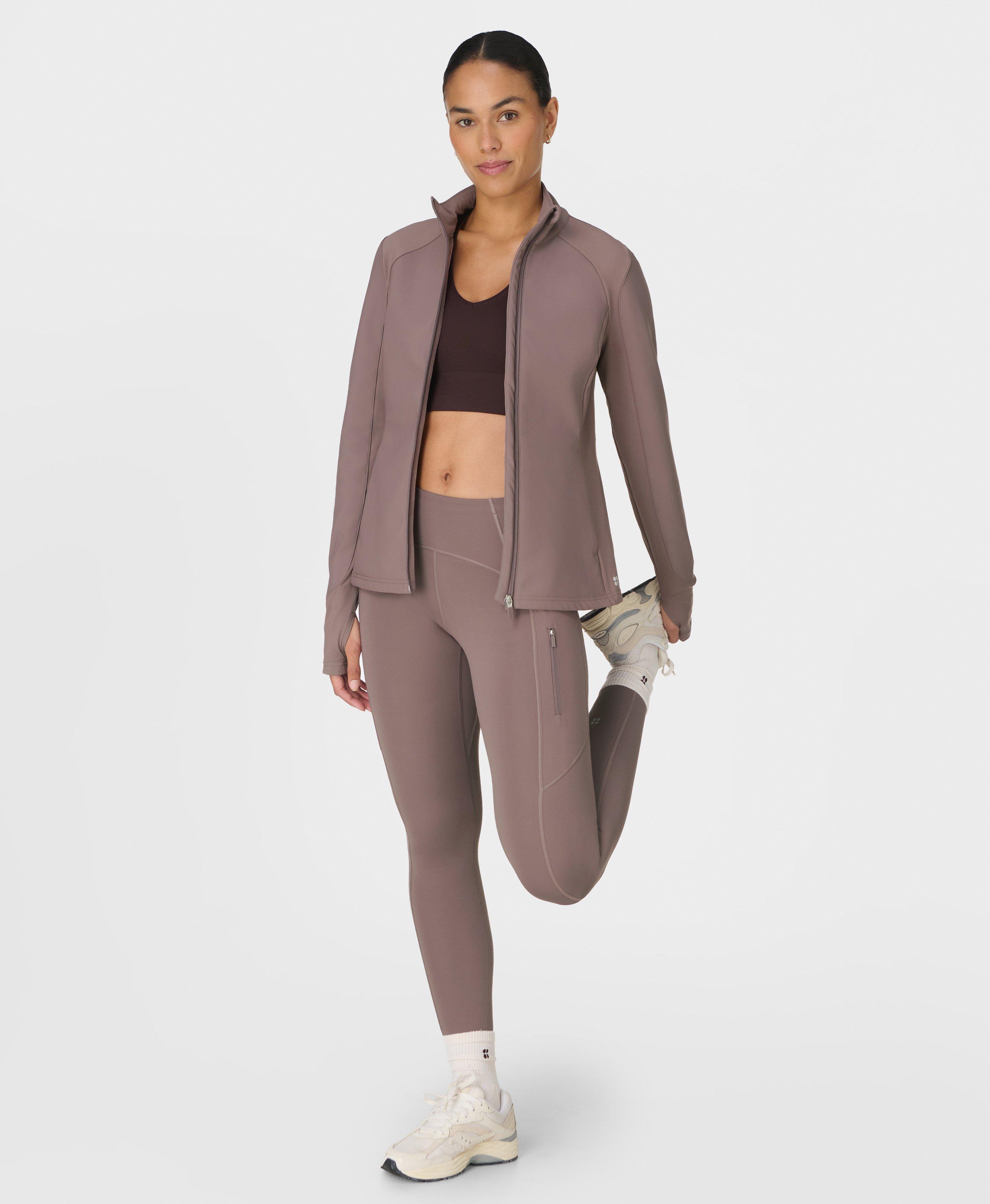 Sweaty Betty Winter Power Leggings, Brown, Women's S