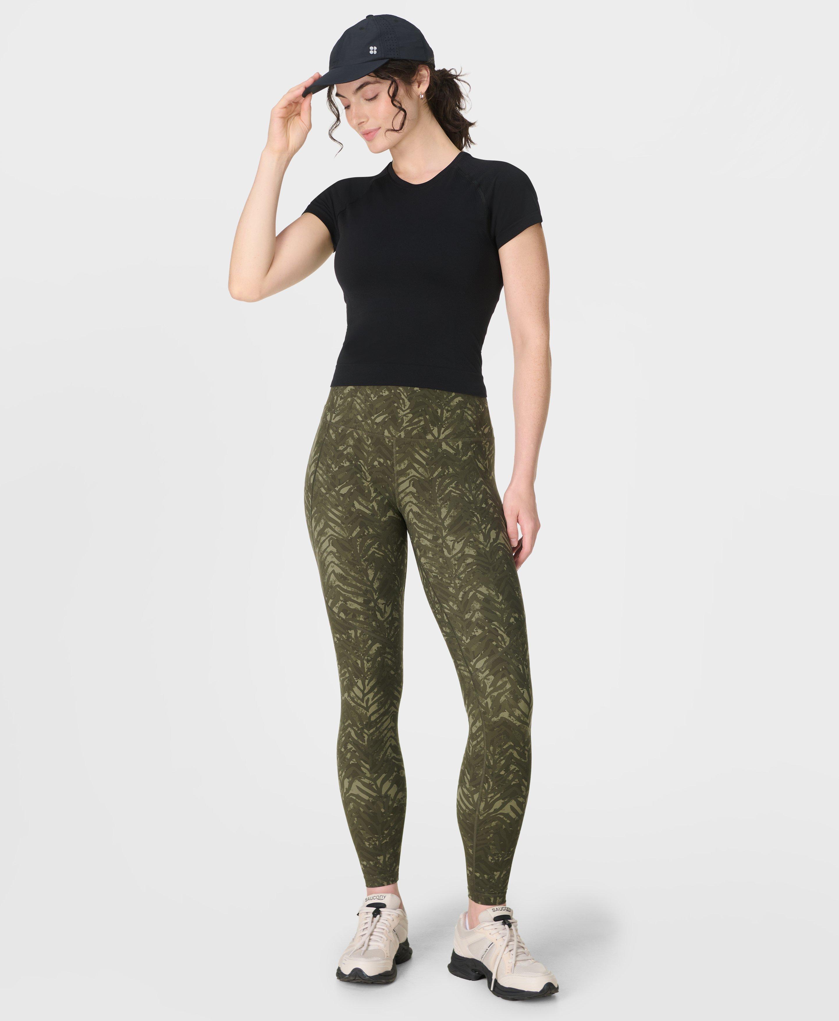 Leggings Textured Weave Green main image 0