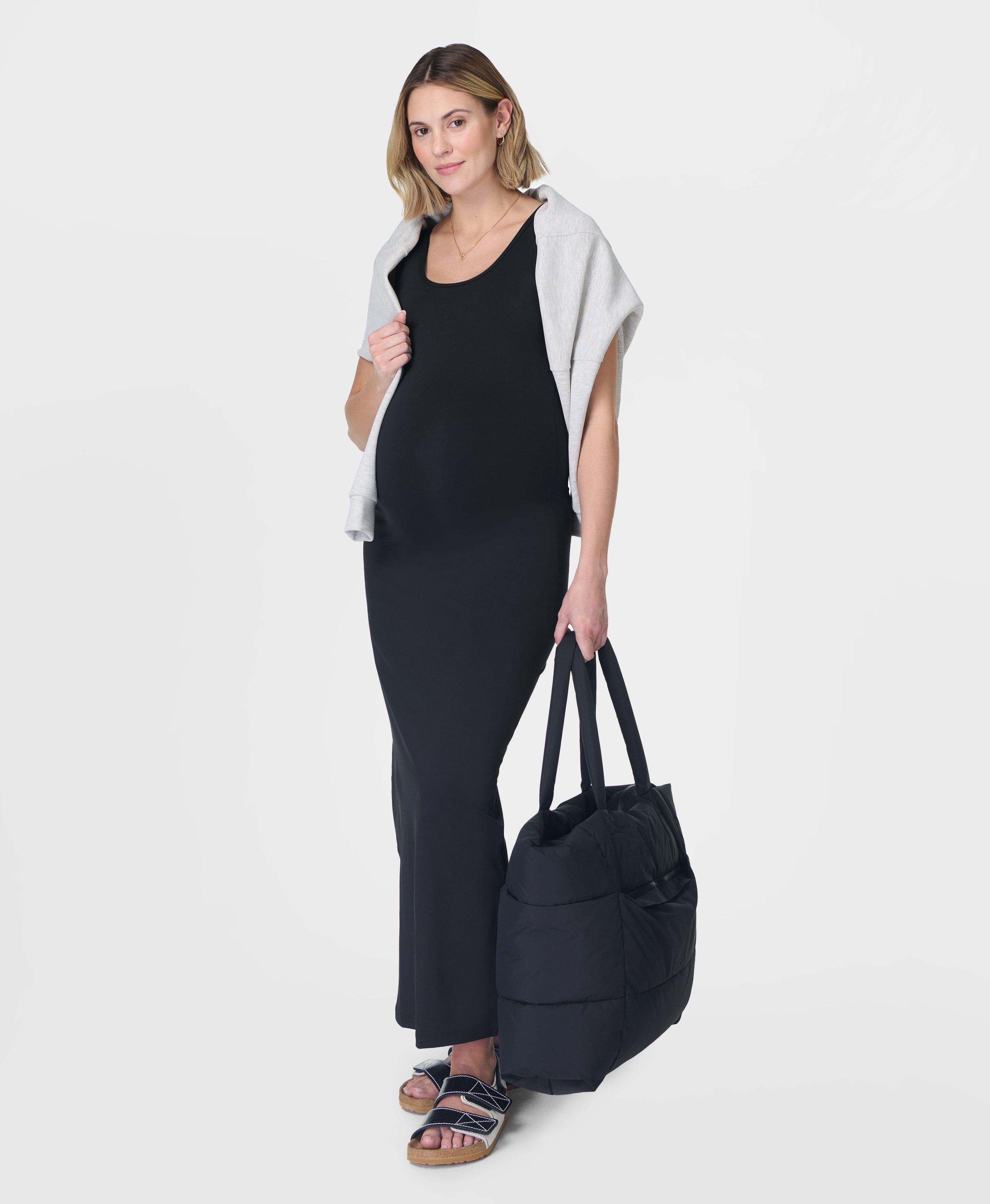 Sweaty Betty Maternity Bump Dress, Black, Women's XS
