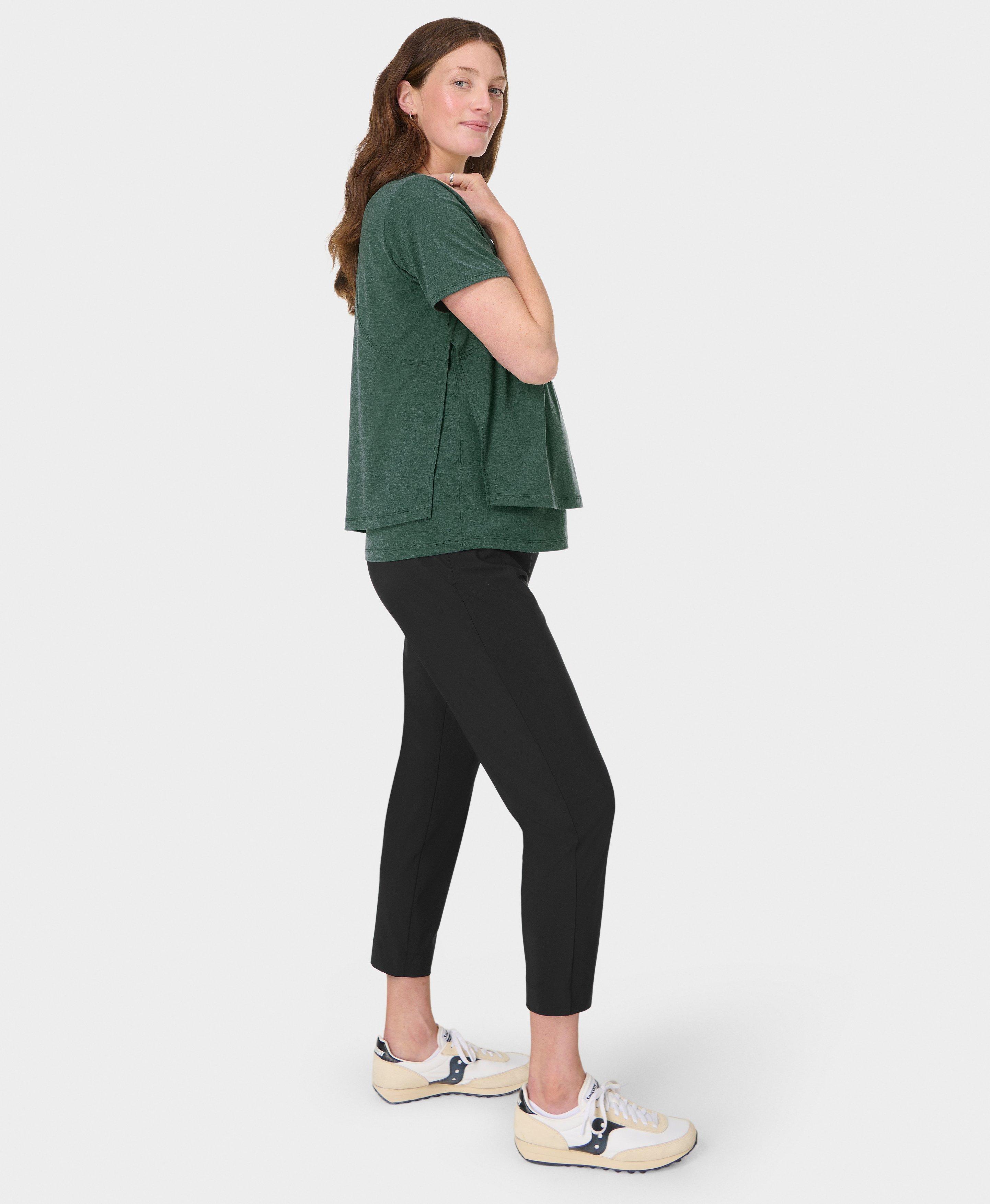 Sweaty Betty Explorer Maternity Trousers, Black, Women's XXS