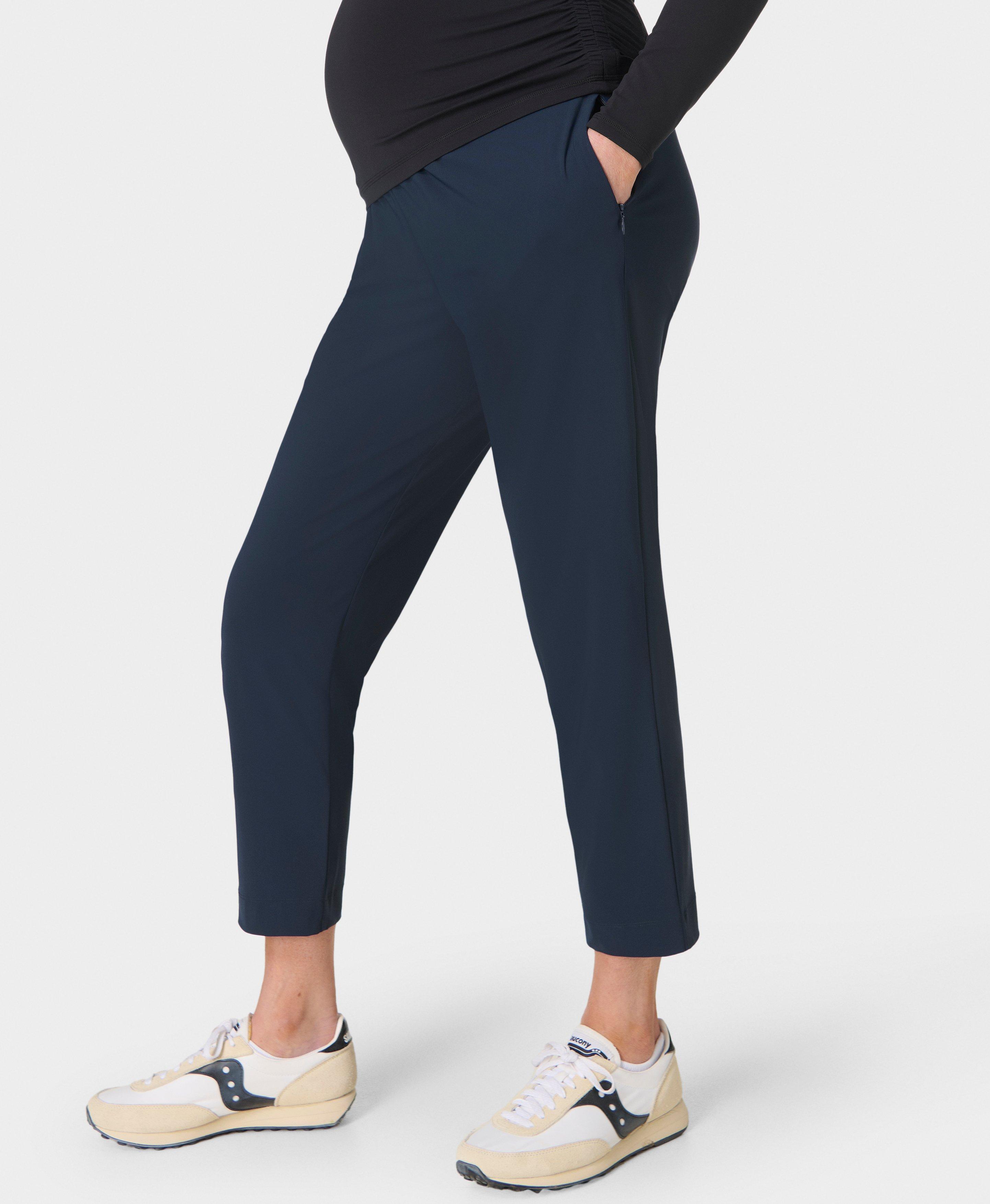 Sweaty Betty Explorer Maternity Trousers, Blue, Women's S