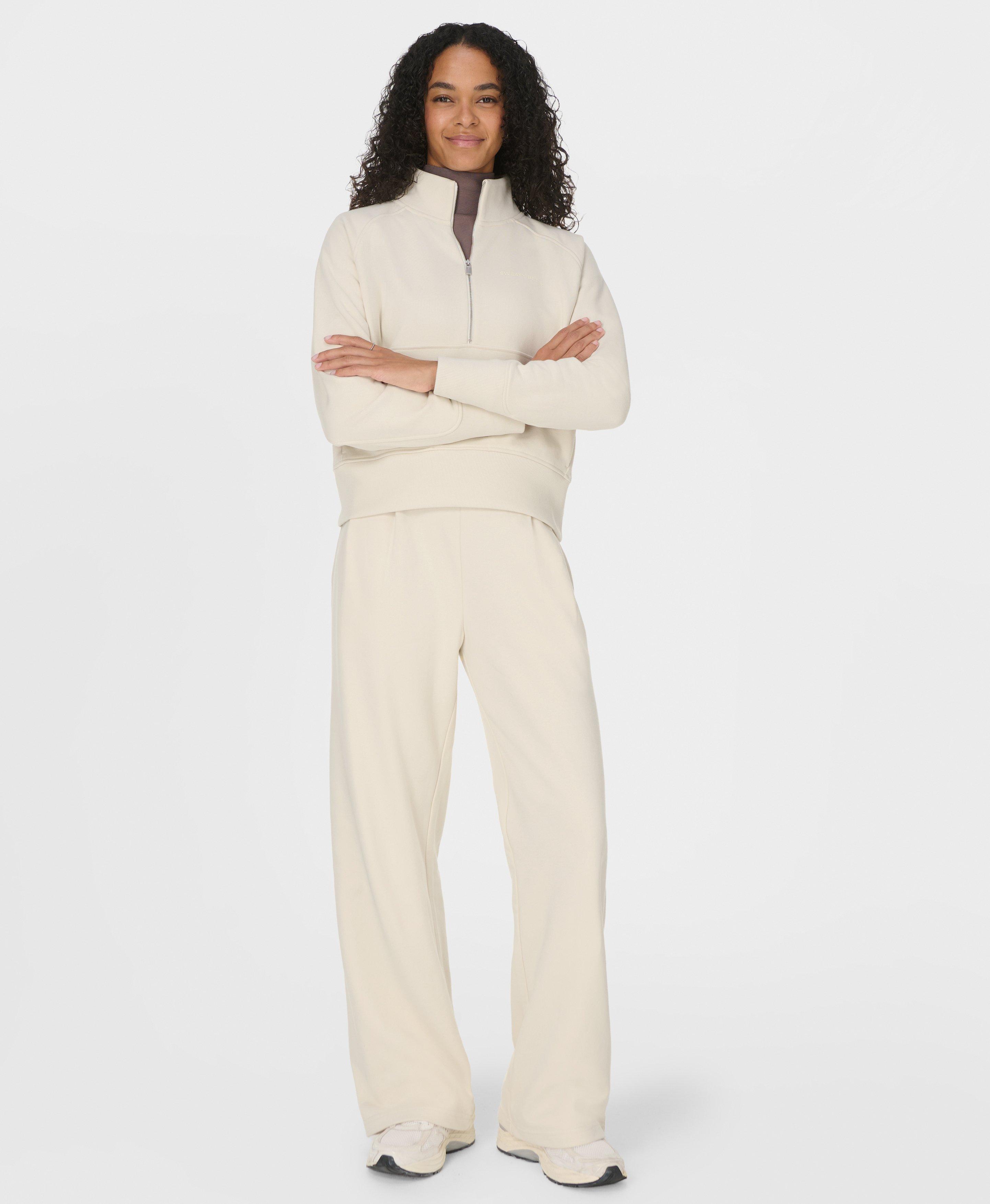 Revive Track Pant - Wheat Beige | Women's Trousers & Yoga Pants