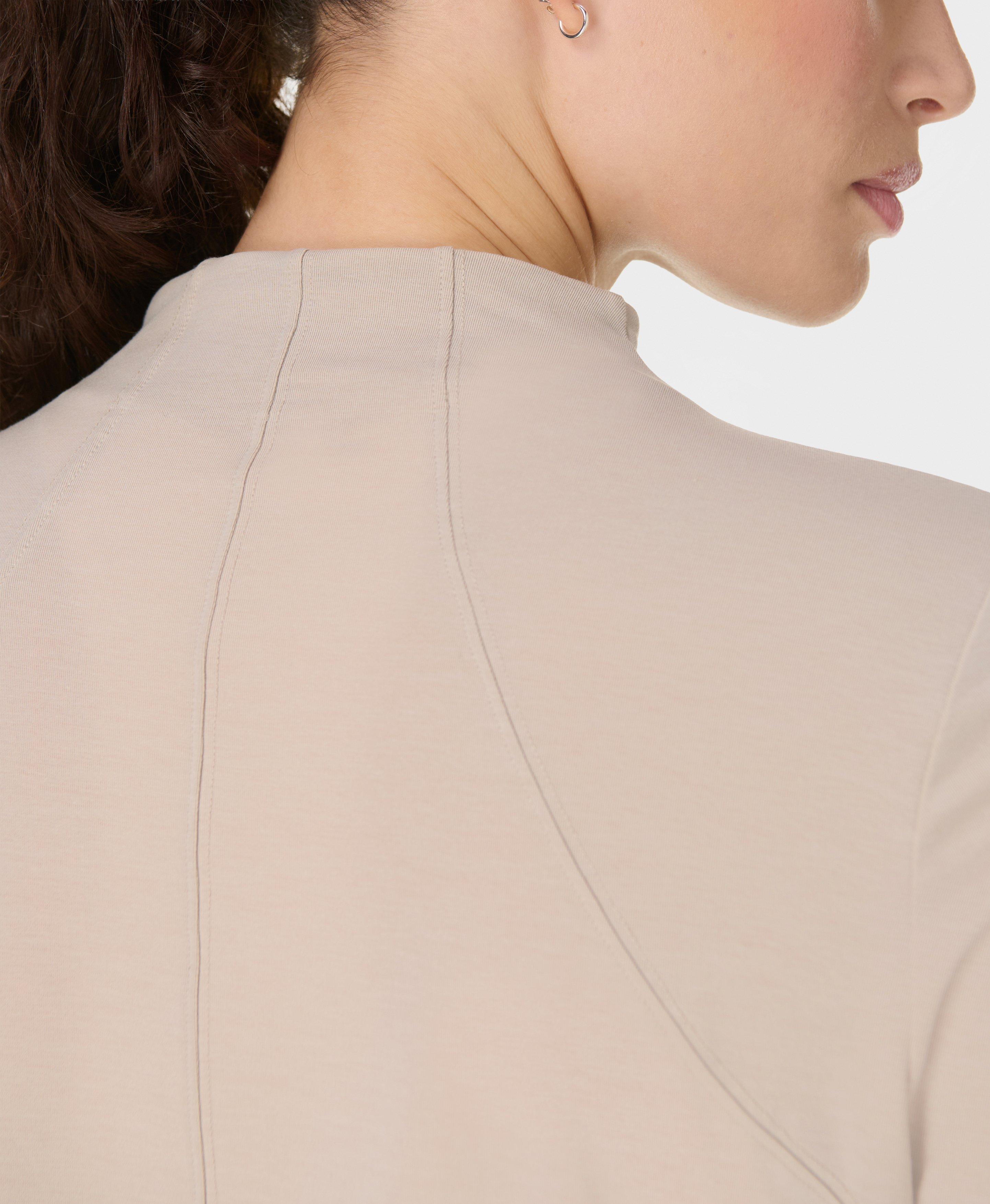 Sweaty Betty Soft Flow Studio Mock Neck Long Sleeve Top | King's Cross