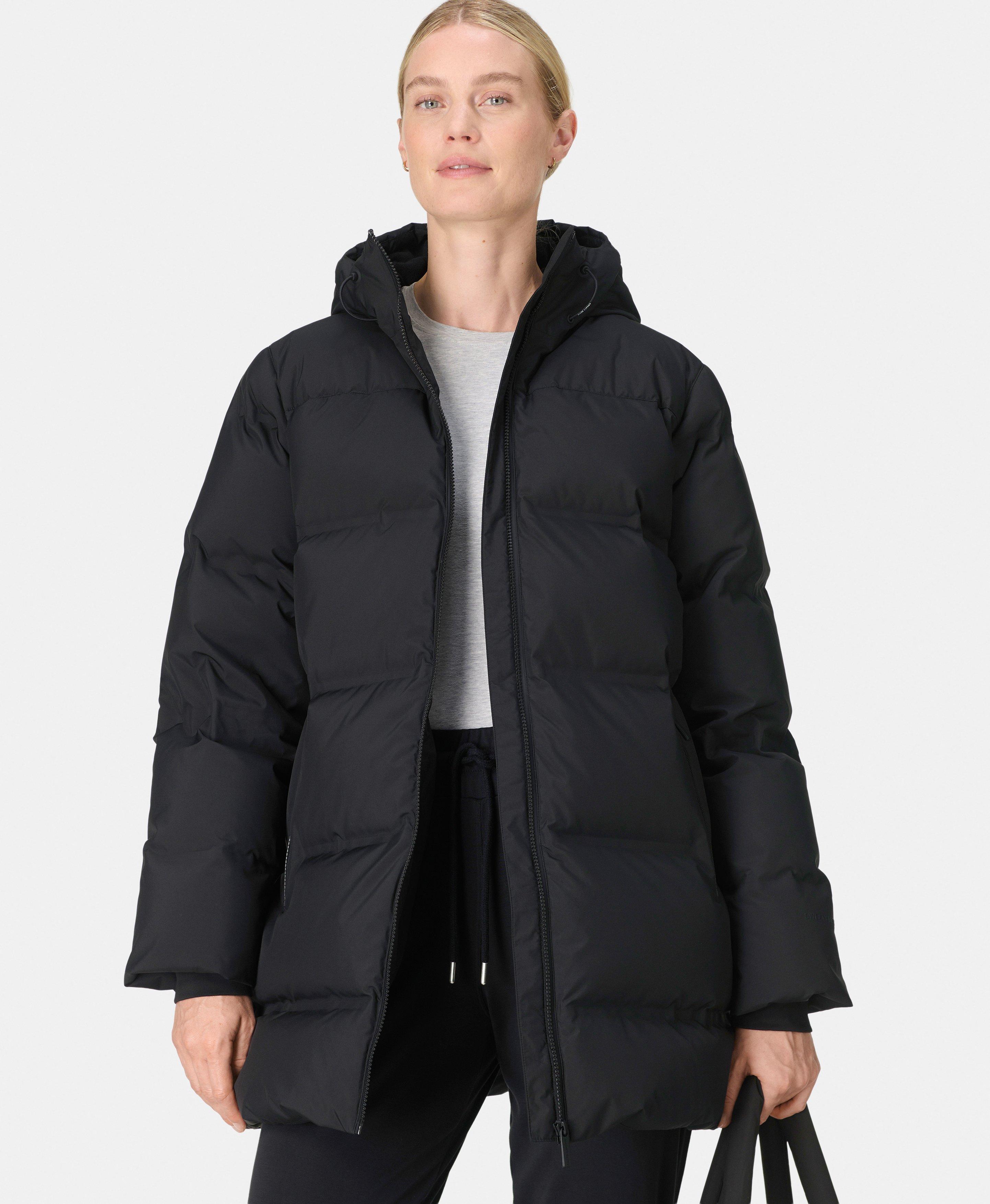 Sweaty Betty Nimbus Mid Waterproof Puffer, Black, Women's S