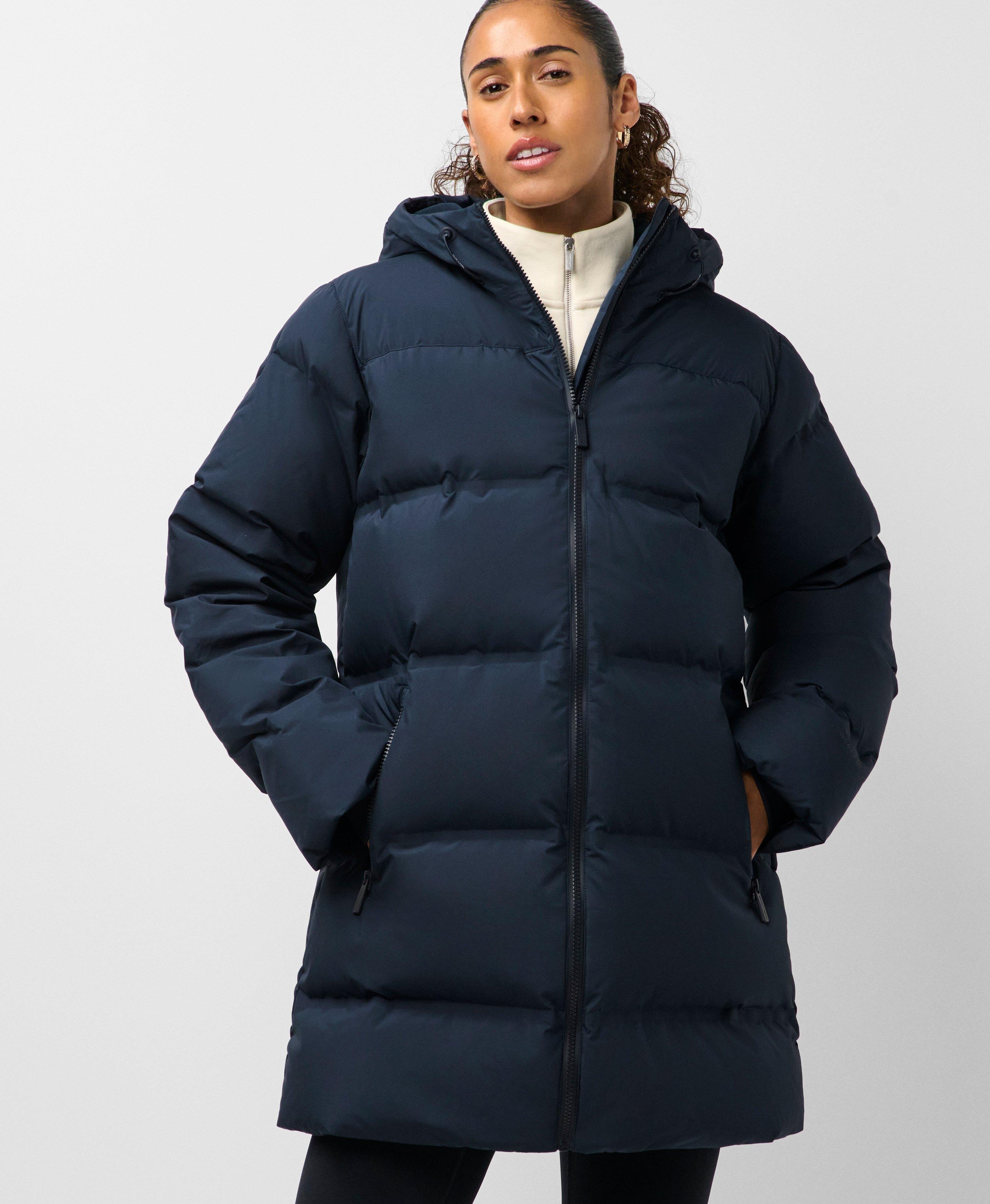 Nimbus Mid Waterproof Puffer - French Navy Blue | Women's Jackets