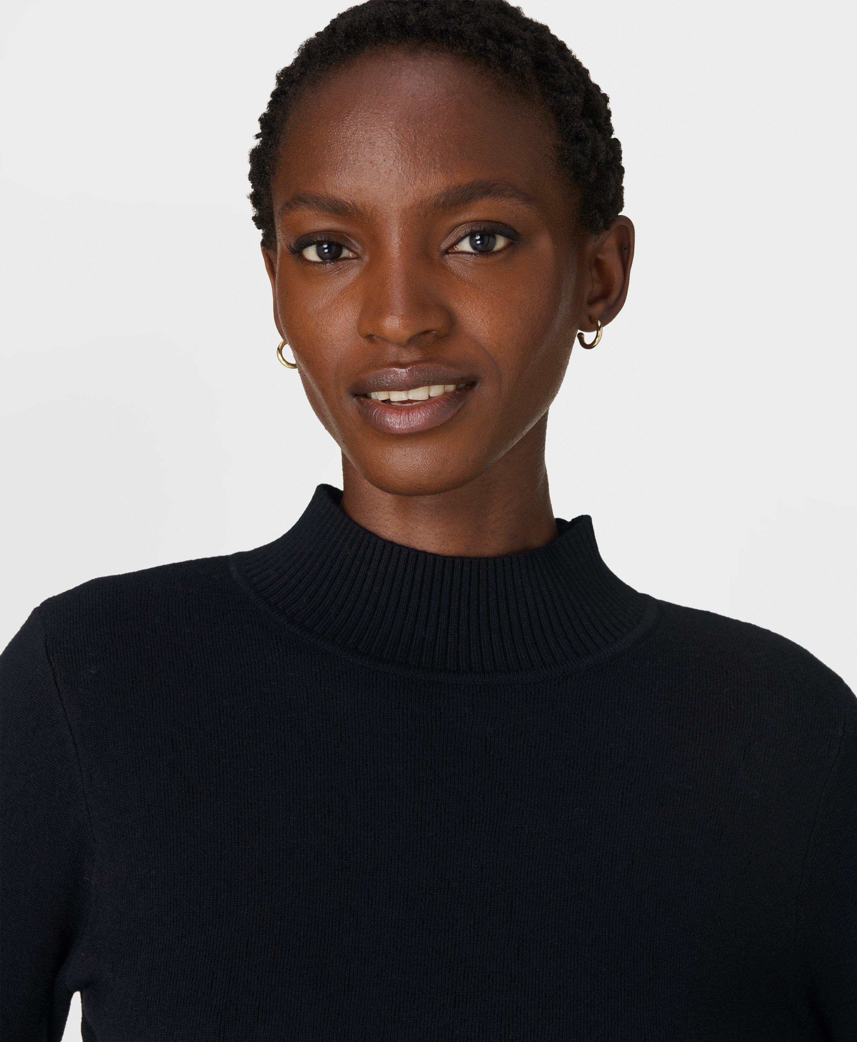 SB High Neck Ski Midlayer - Black | Sweaty Betty