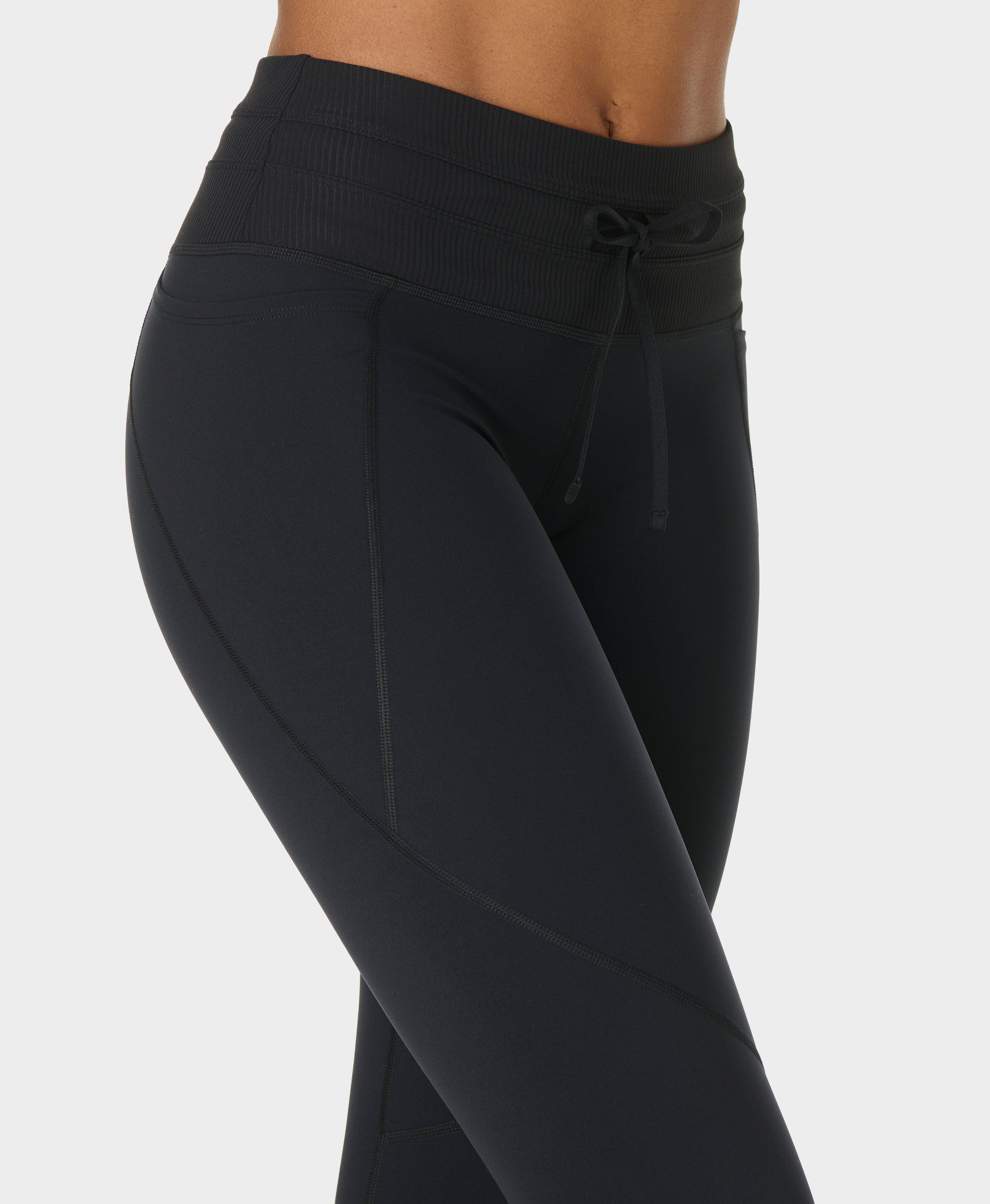 Power 7/8 Drawcord Gym Leggings