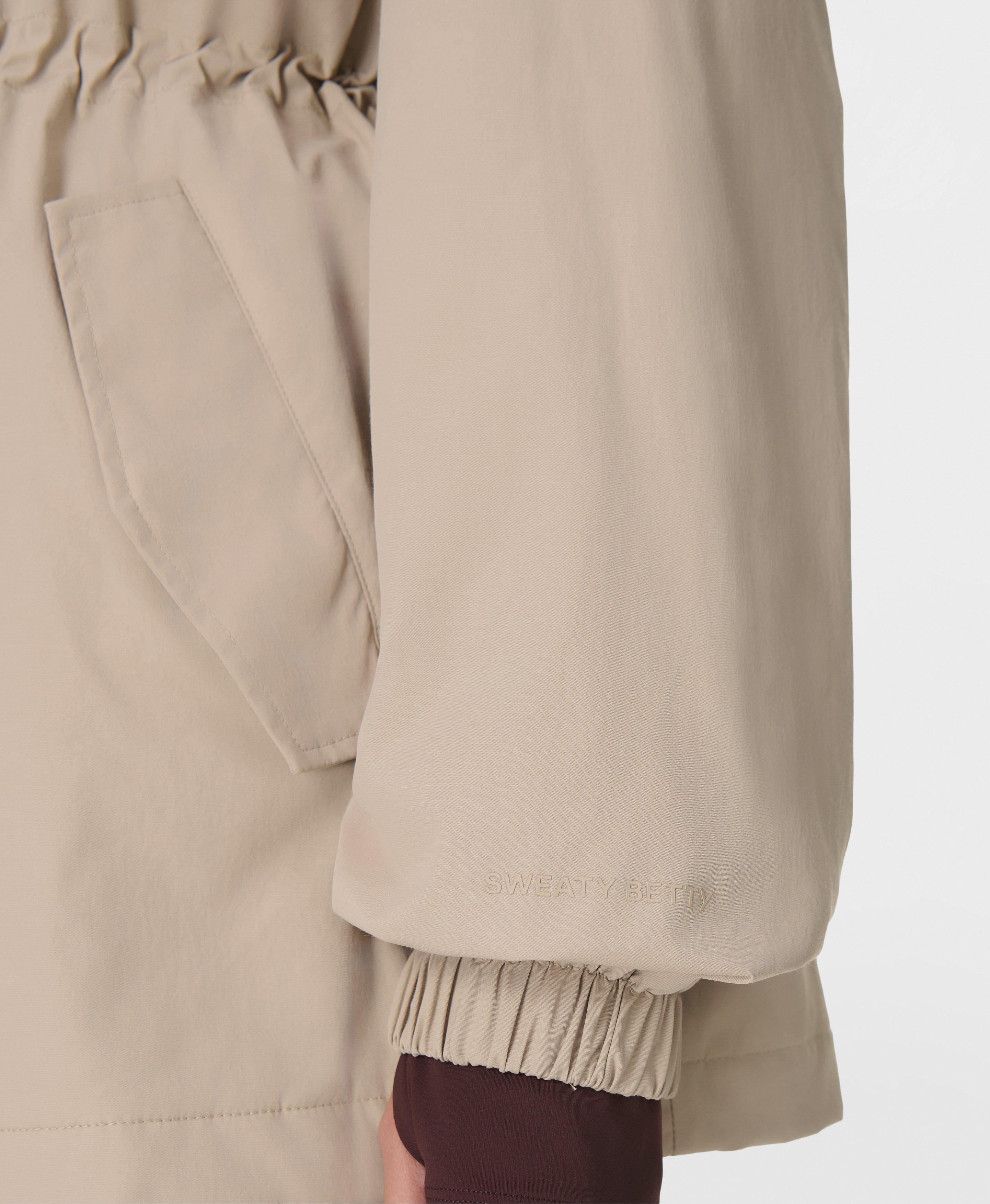Swing Parka Coat - Dusk Beige | Women's Jackets & Coats | Sweaty Betty
