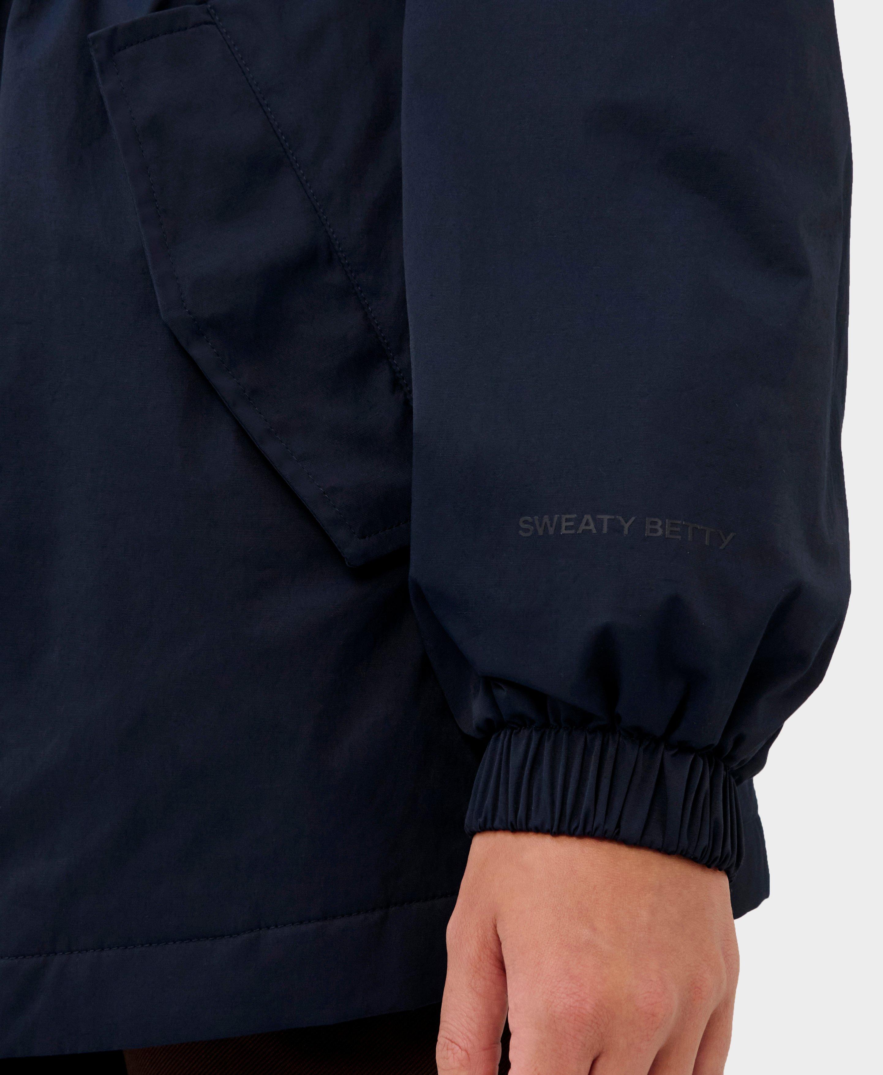 Swing Parka Coat - Navy Blue | Women's Jackets + Coats | Sweaty Betty